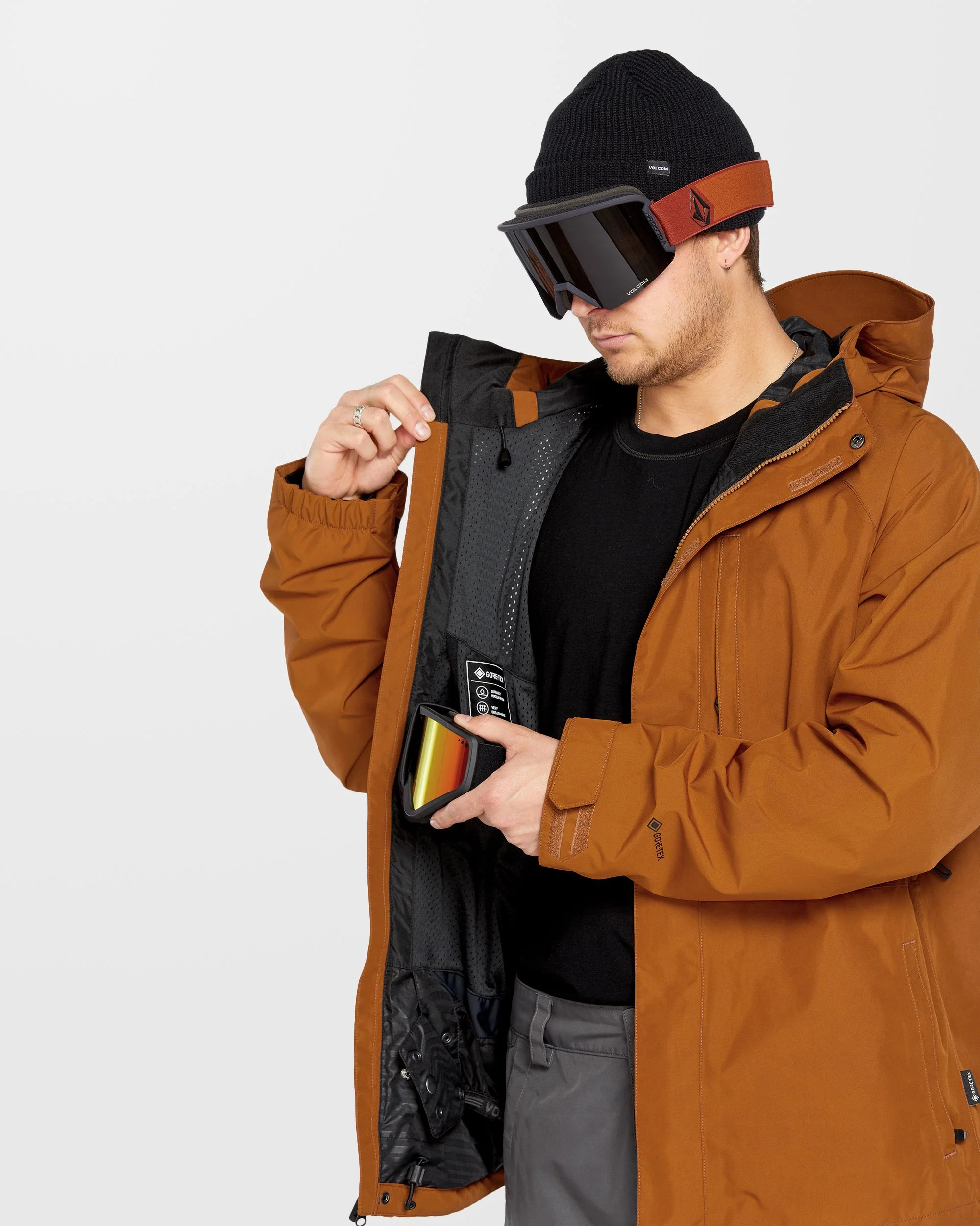 Dua Insulated Gore-Tex Jacke - Caramel - Image 7