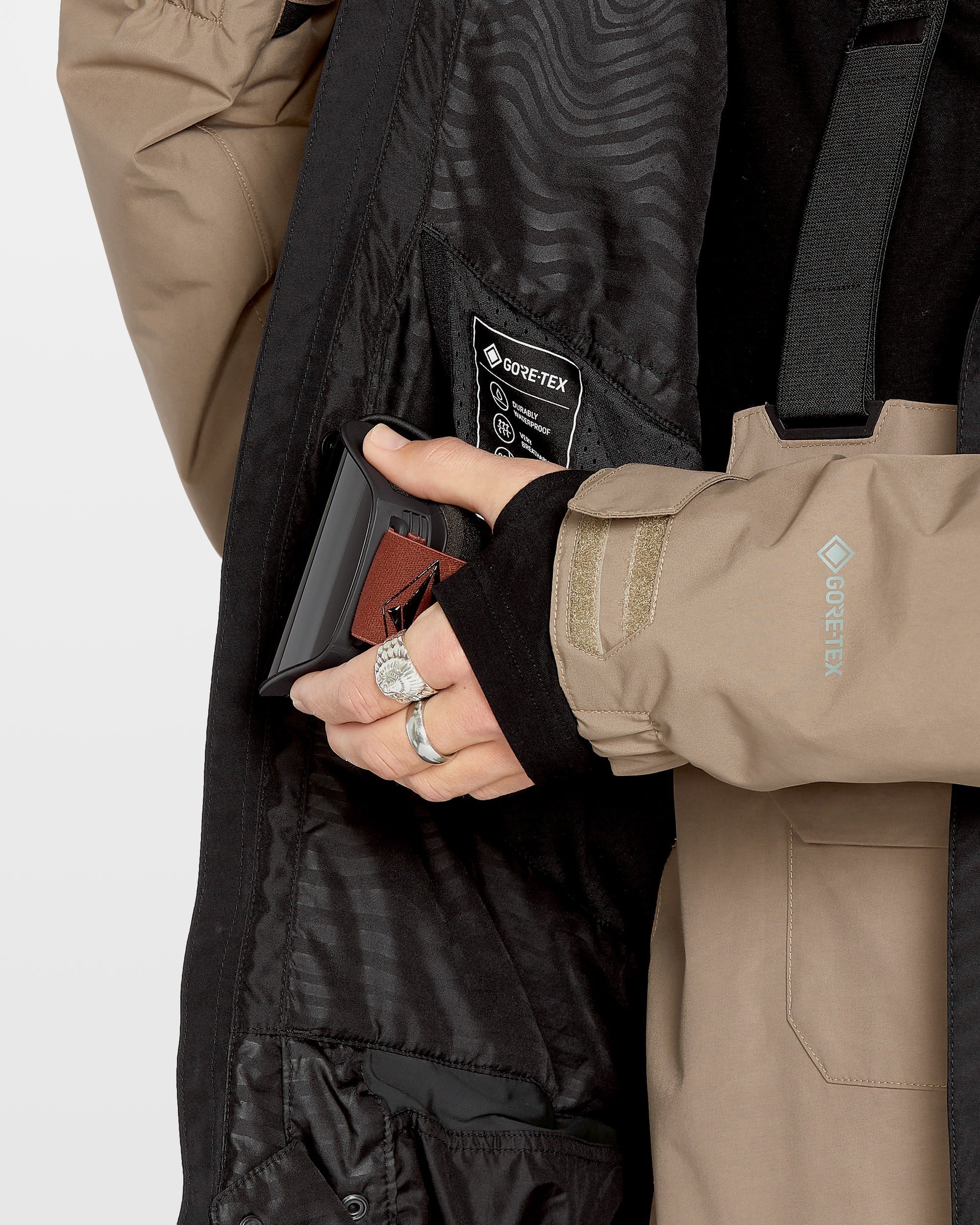 Dua Insulated Gore-Tex Jacke - Chestnut Brown - Image 8