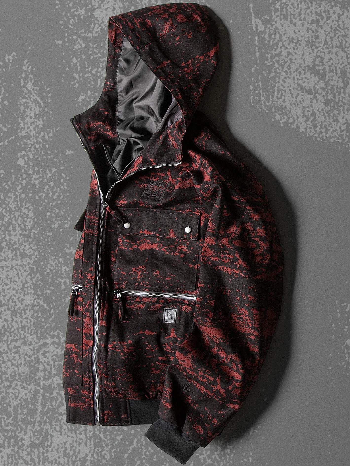 Dustbox Jacke - MAROON CAMO - Image 11