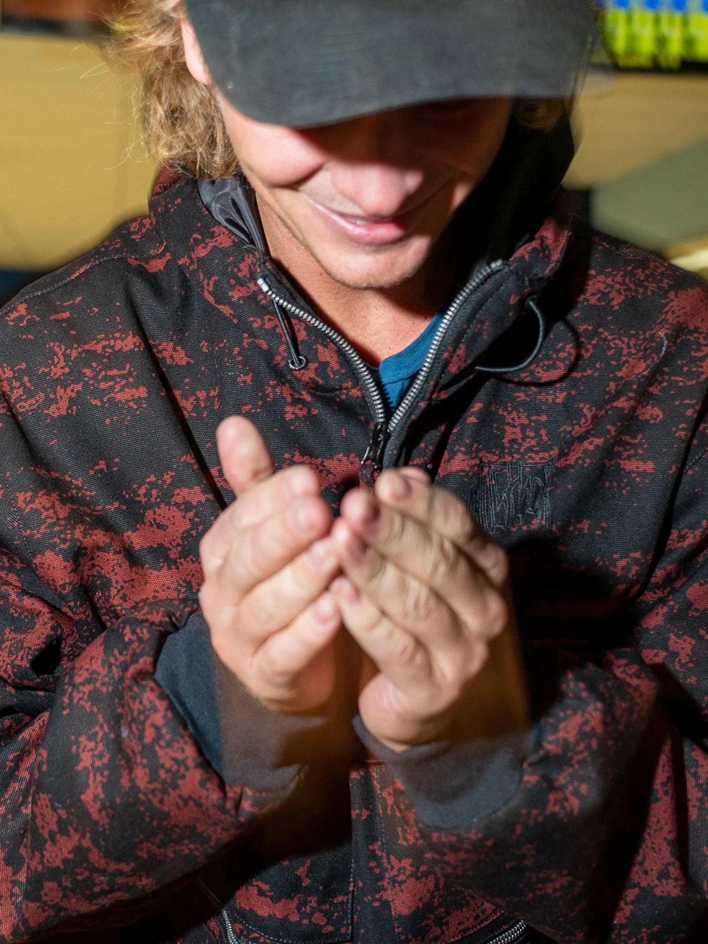 Dustbox Jacke - MAROON CAMO - Image 12