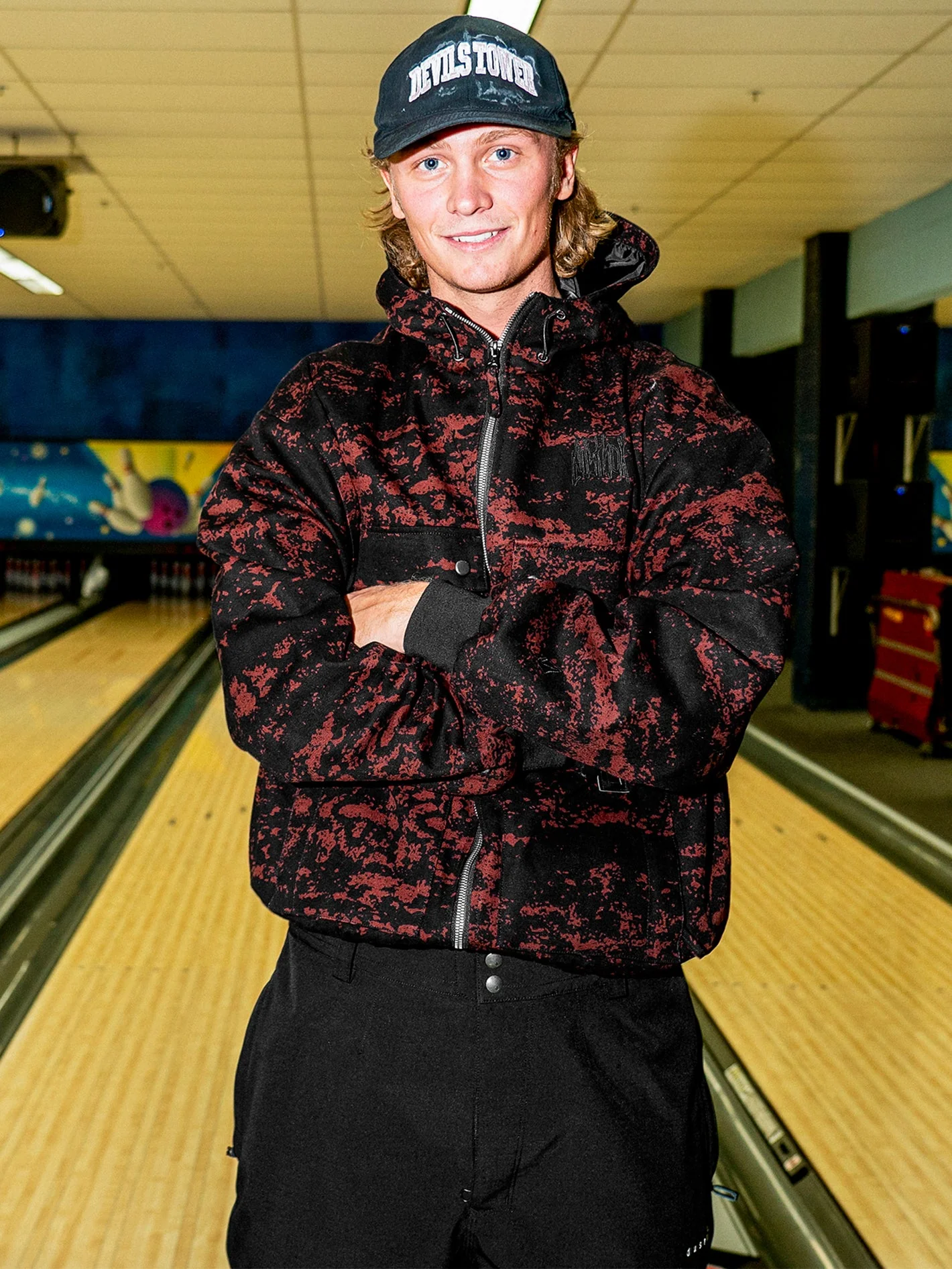 Dustbox Jacke - MAROON CAMO - Image 6