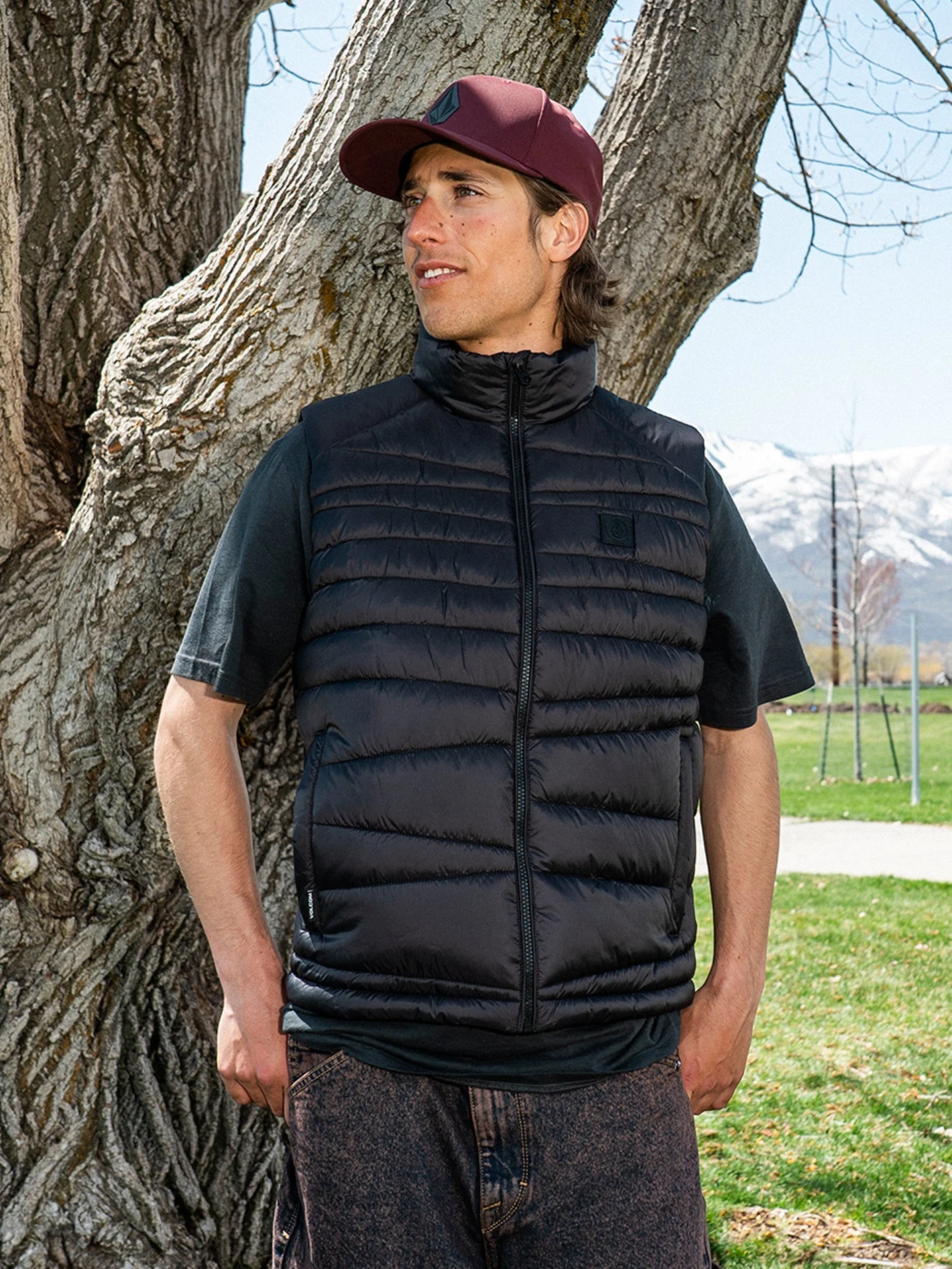 Earth Tripper Puff Weste - BLACK - Image 6