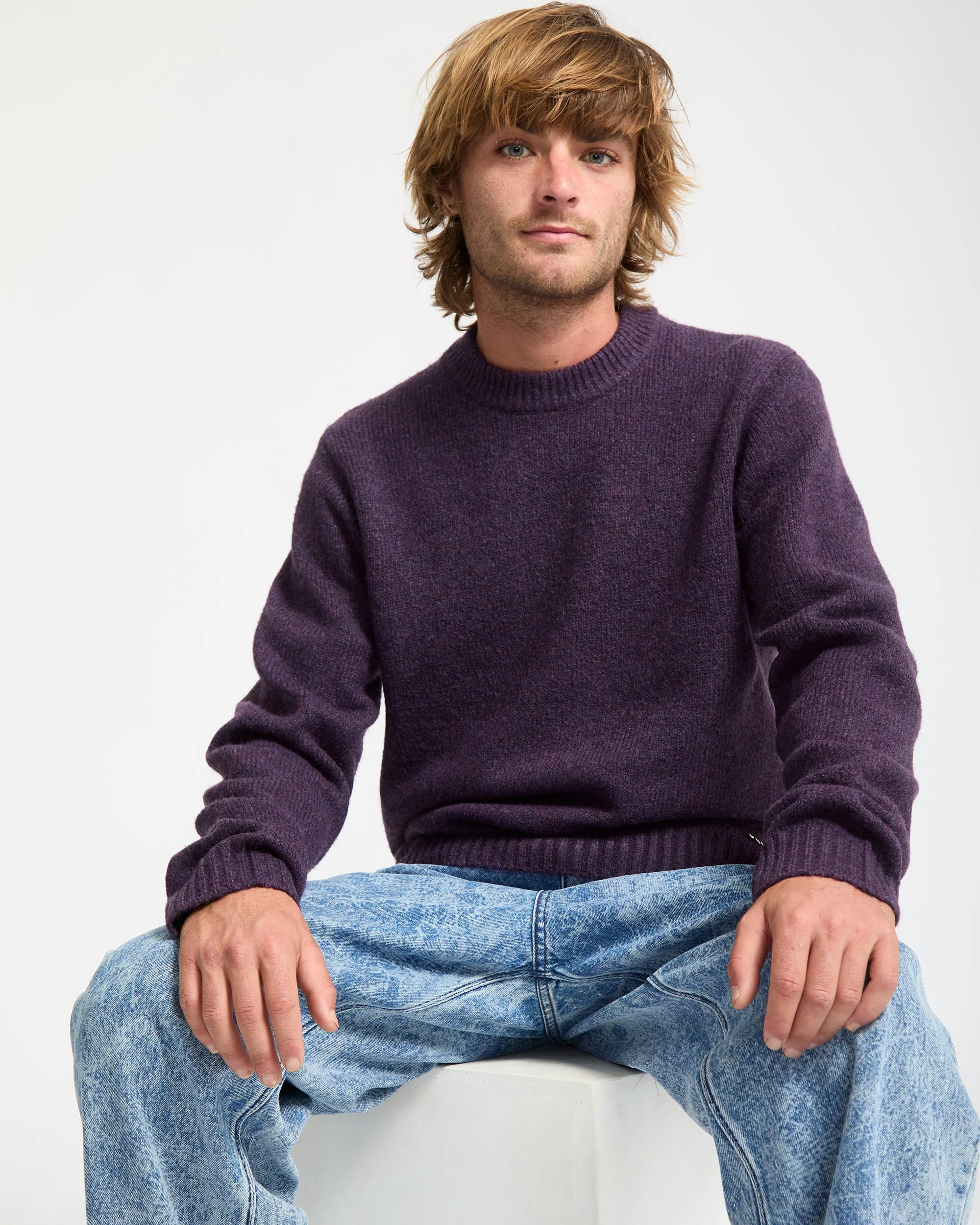 Edmonder Pullover - Dark Purple - Image 5