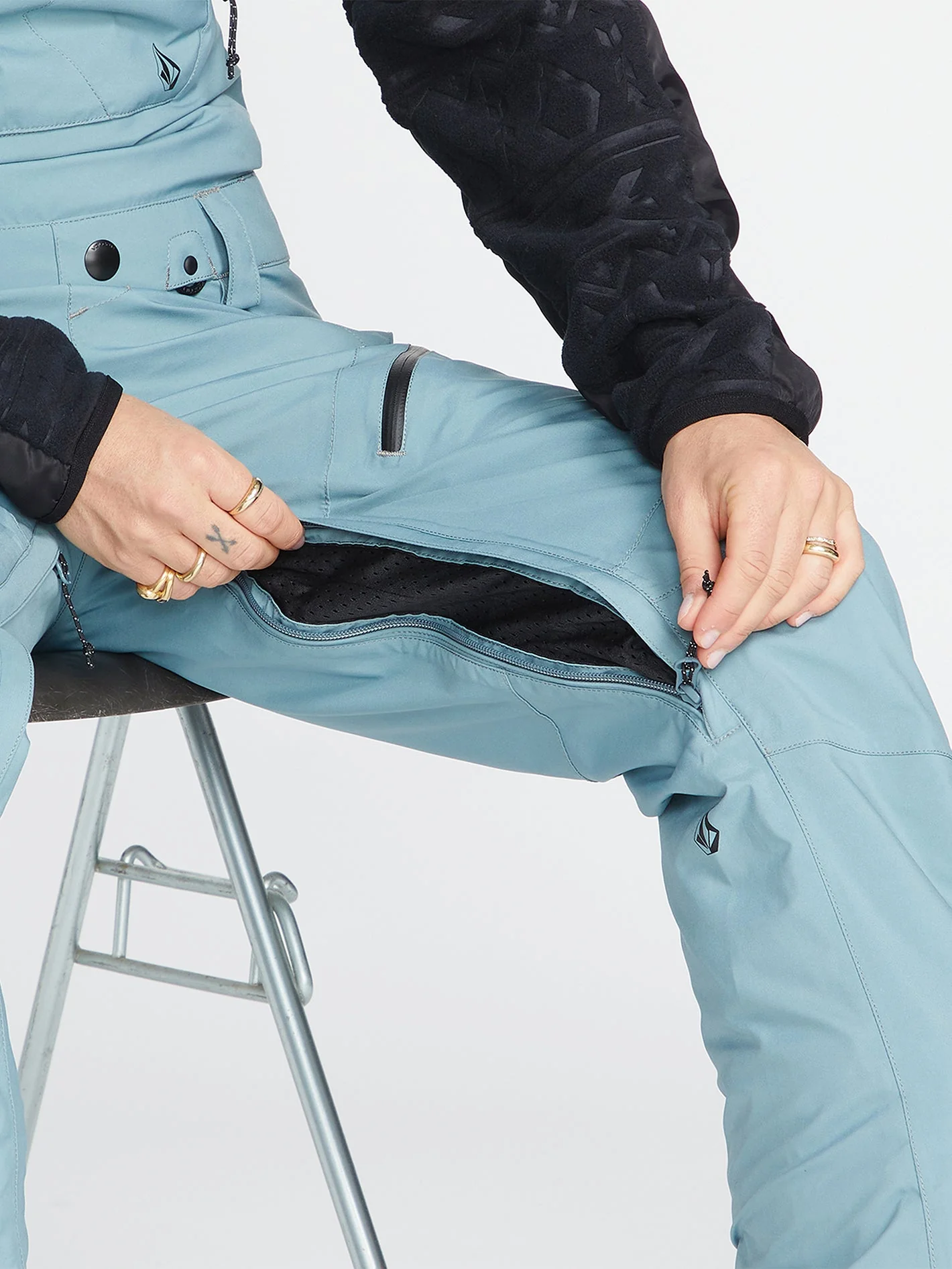 Elm Stretch Gore-Tex Bib Overall - Green Ash - Image 6