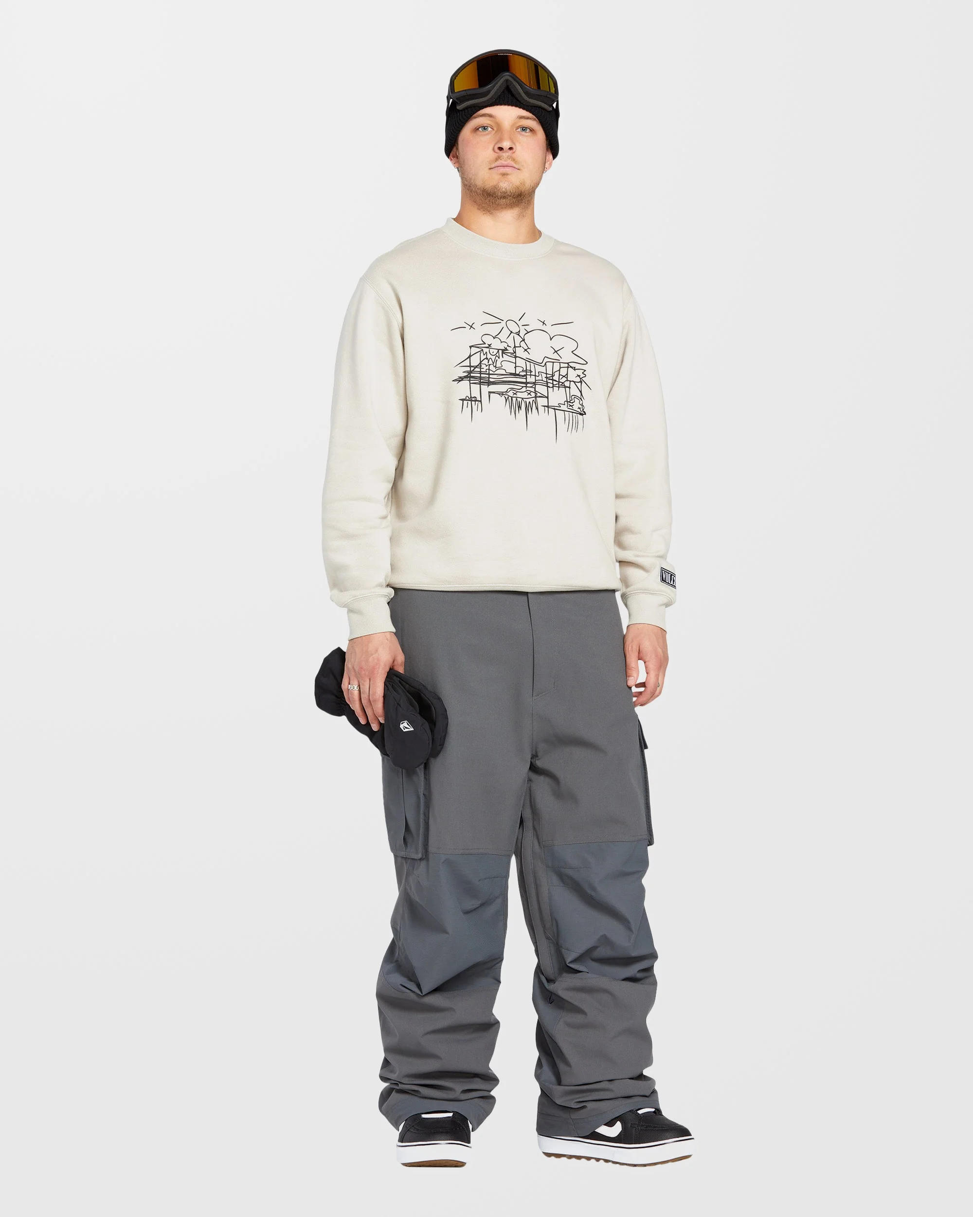 Essential Fleece Pullover - Stone - Image 4