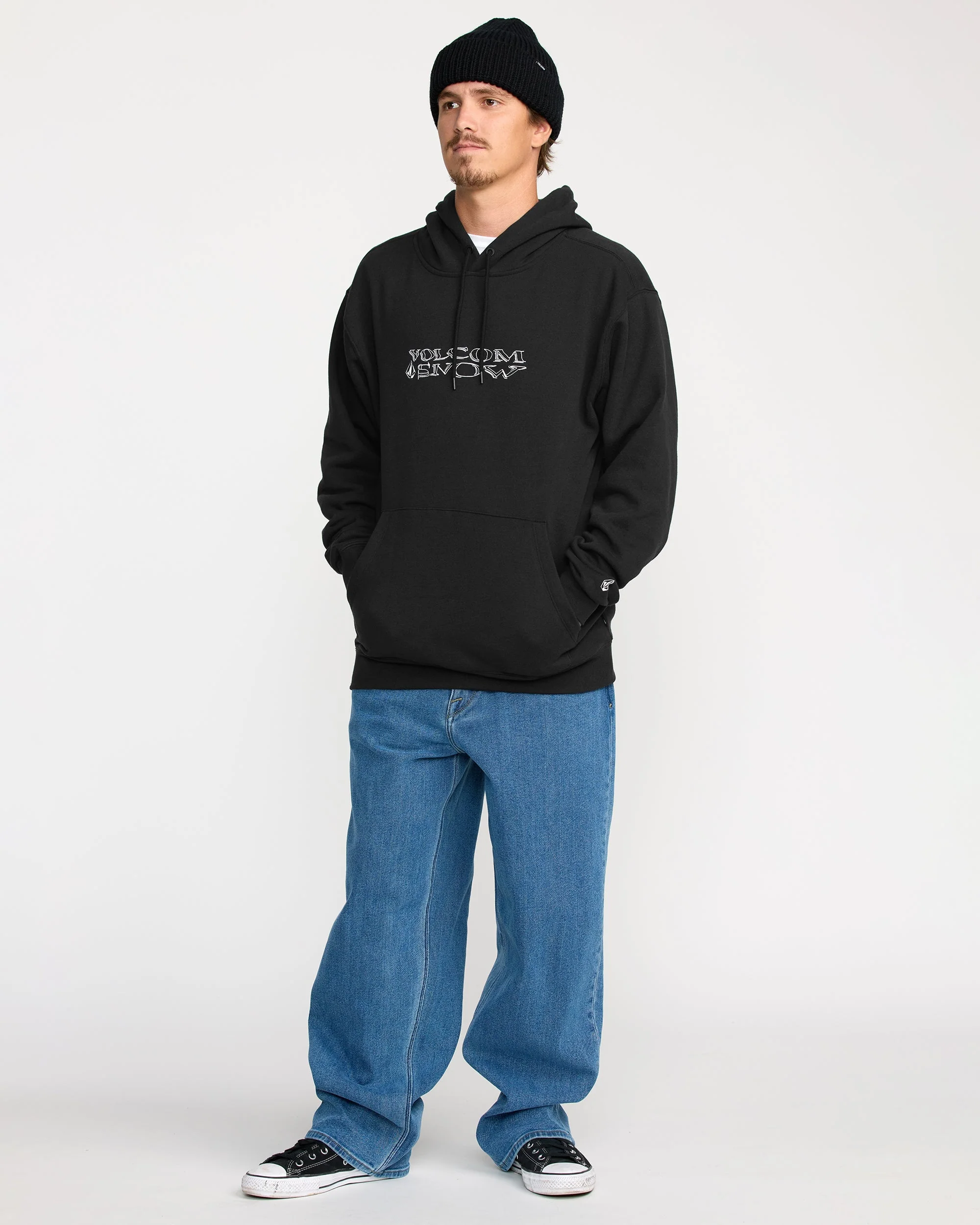 Essential Kapuzenpullover - Black - Image 3