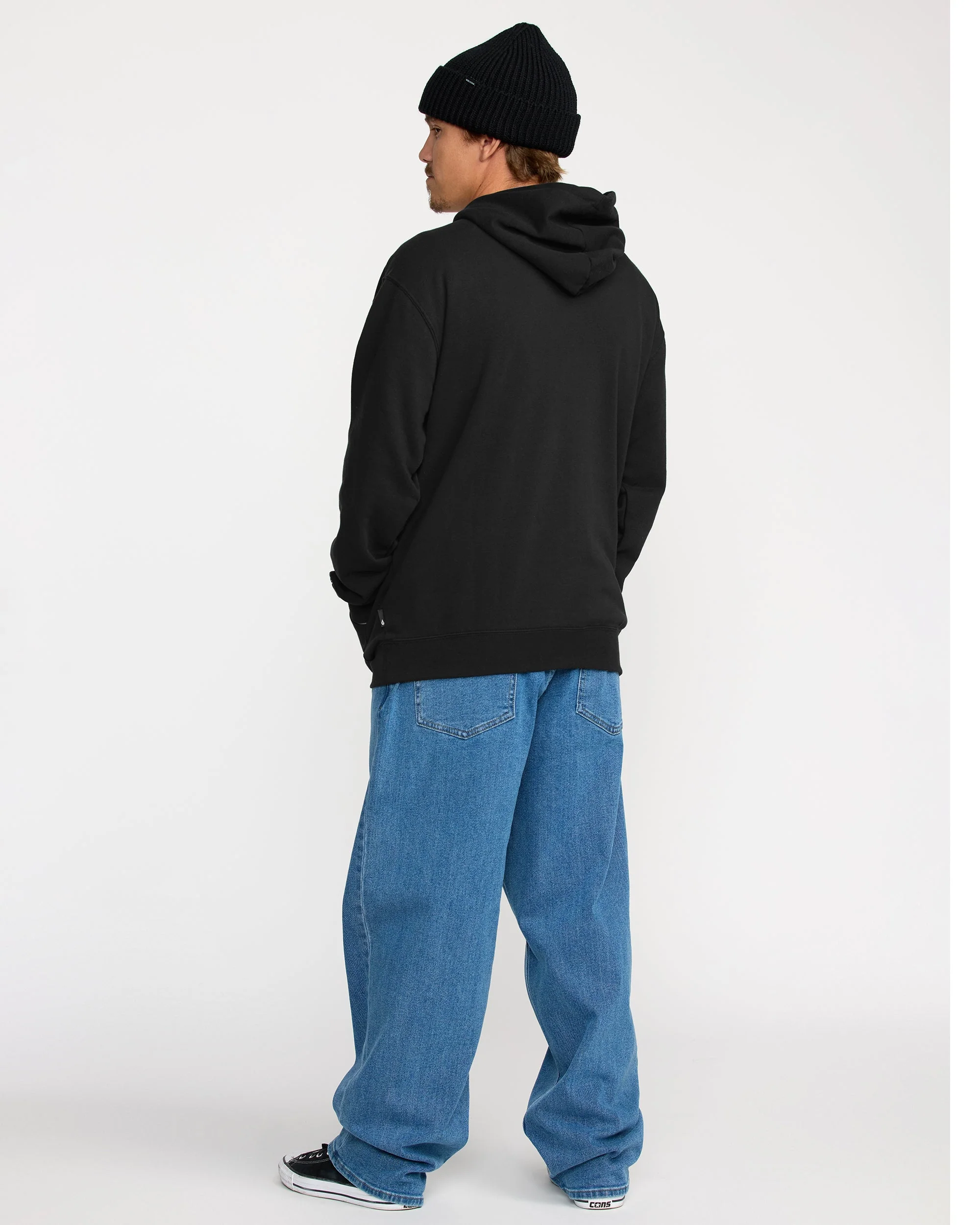 Essential Kapuzenpullover - Black - Image 4