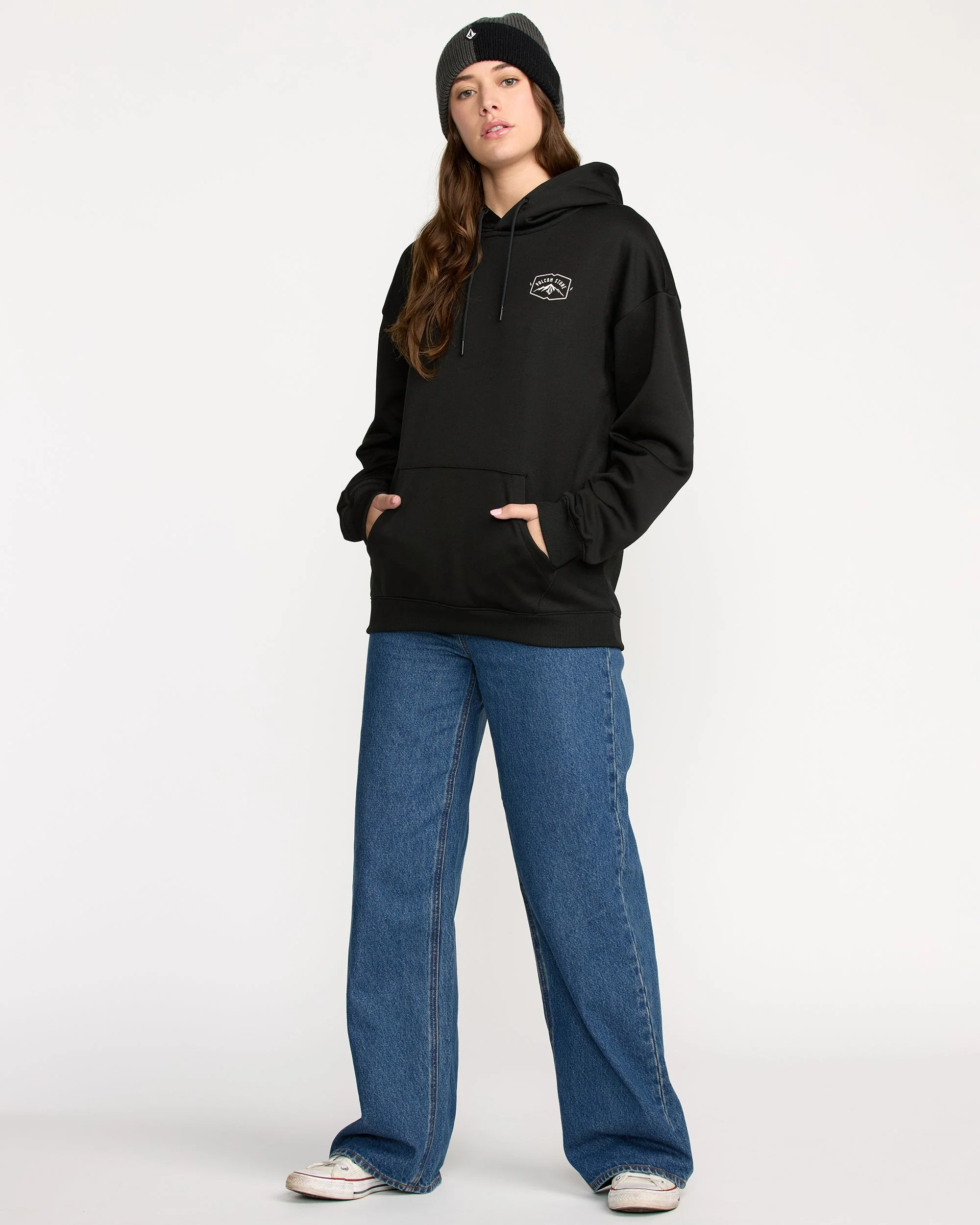 Essential Hydro Kapuzenpullover - Black - Image 3