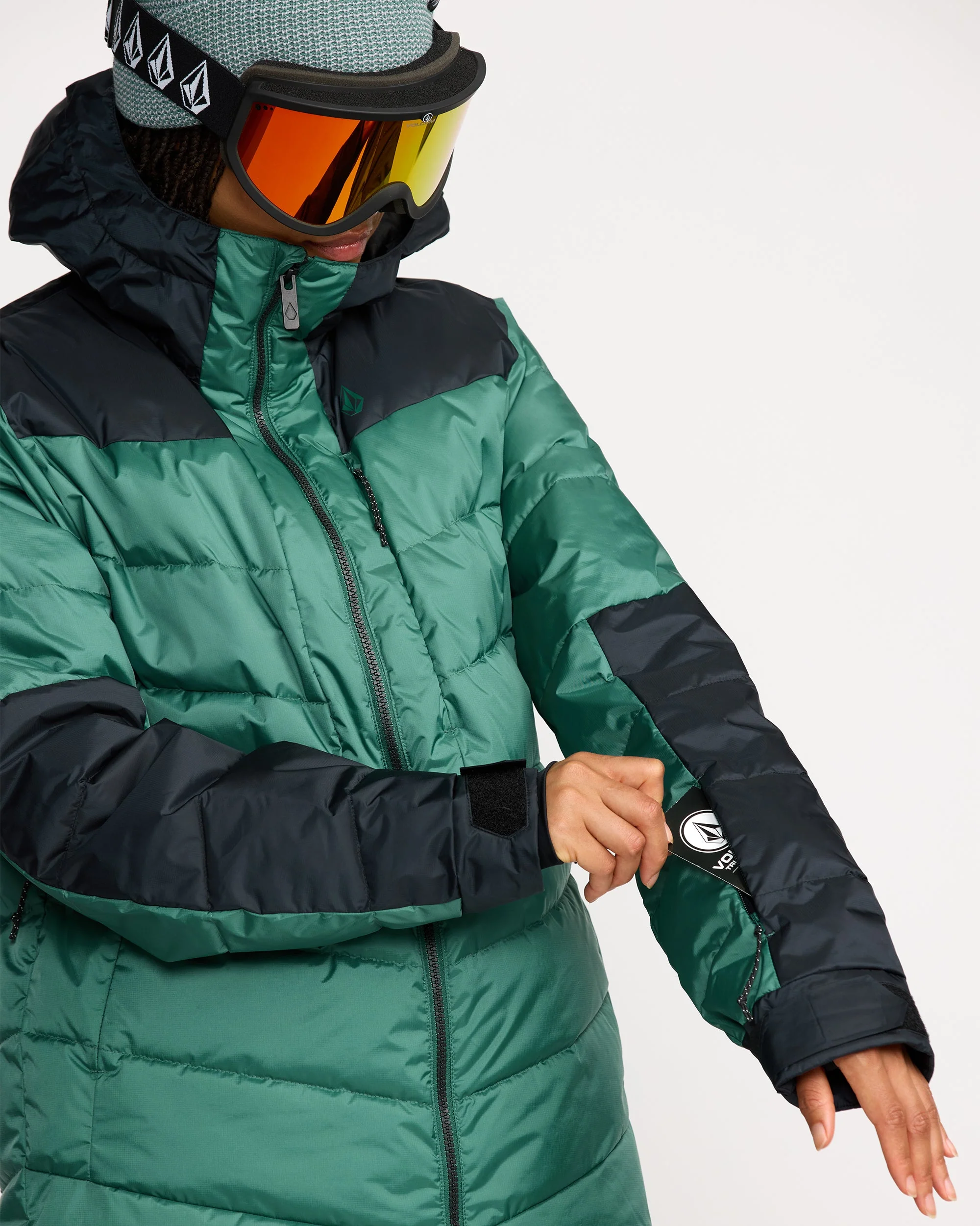 Estes Puff Jacke - Spruce Green - Image 7