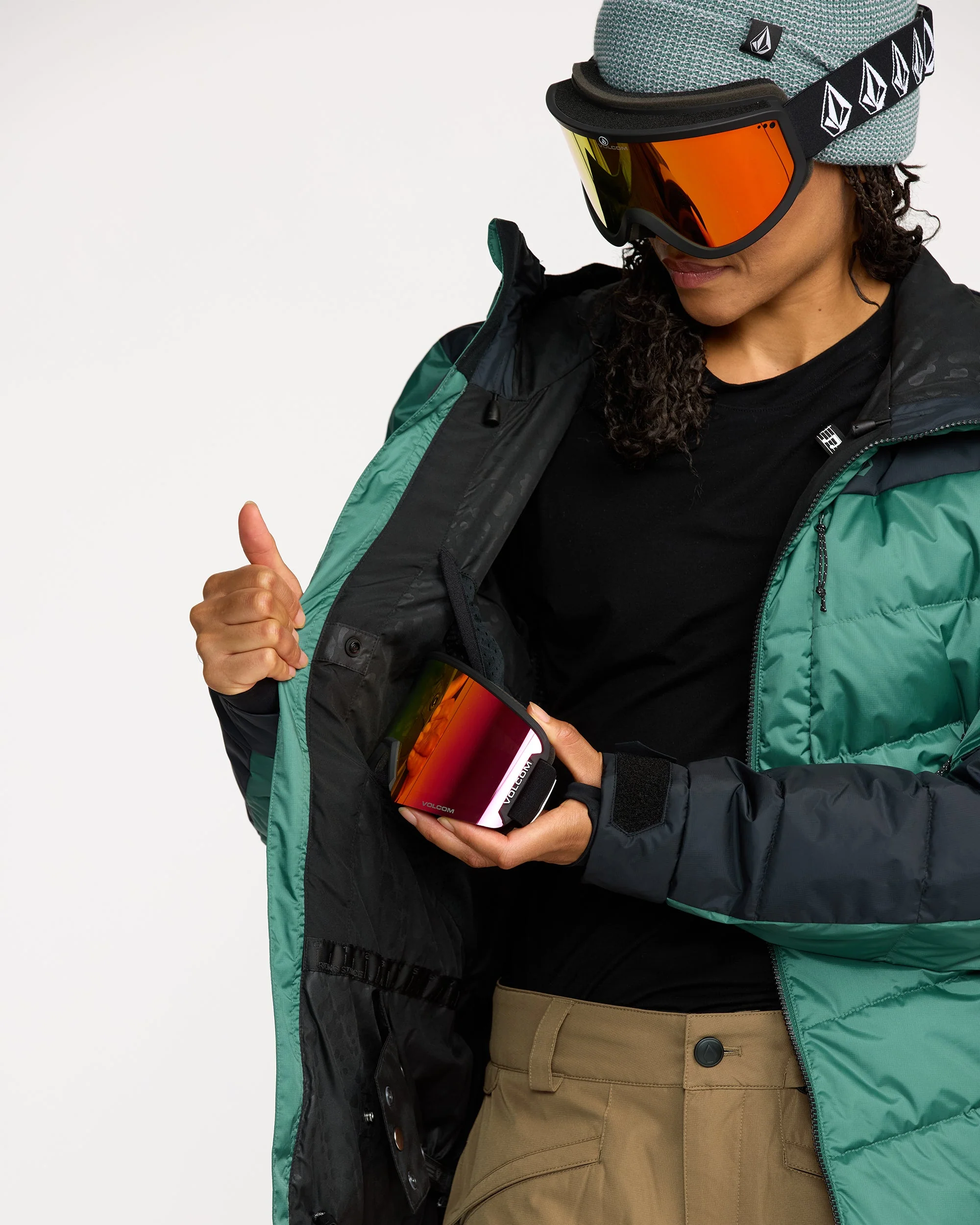 Estes Puff Jacke - Spruce Green - Image 8