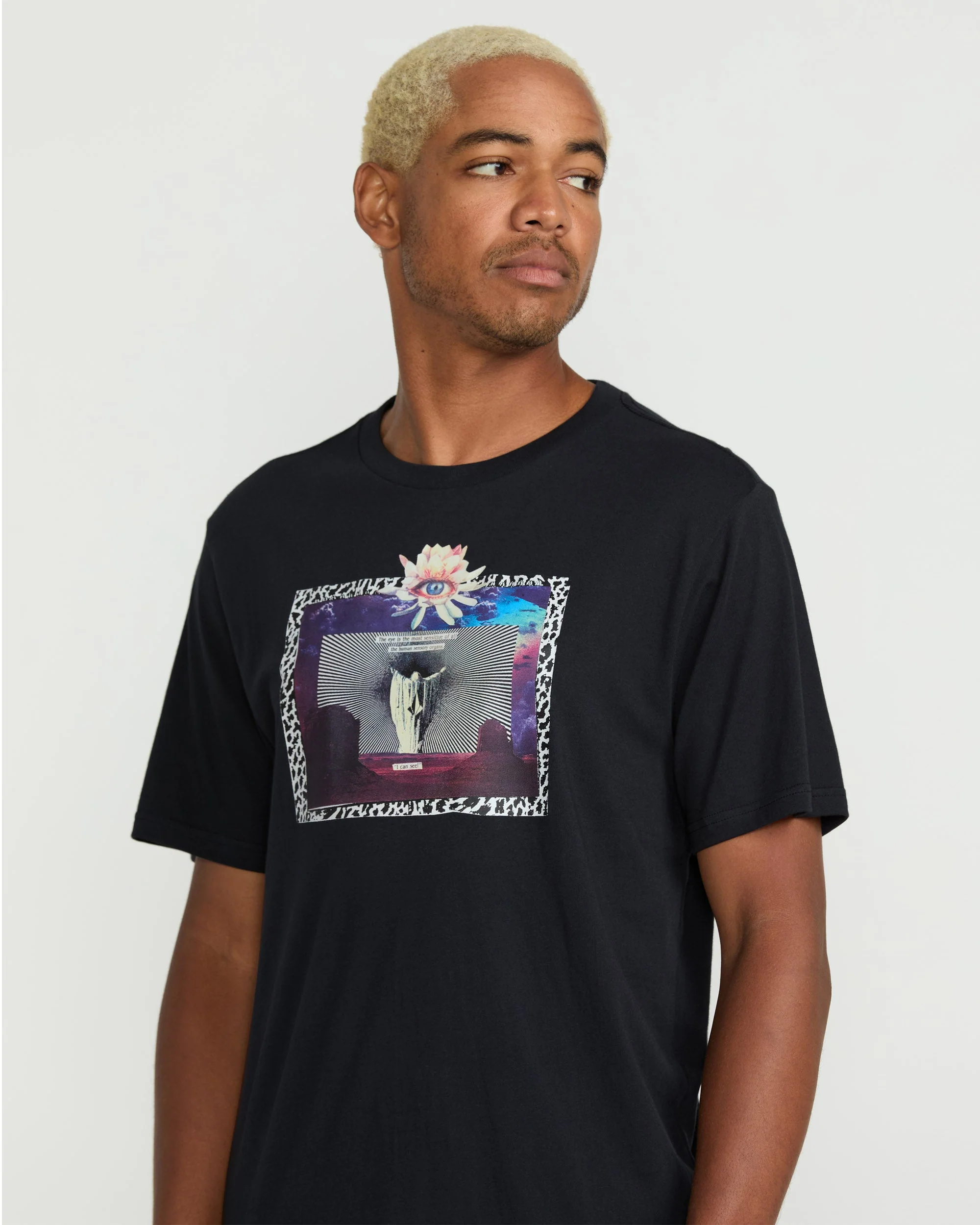 Eyecansee T-Shirt - Antique Black - Image 3