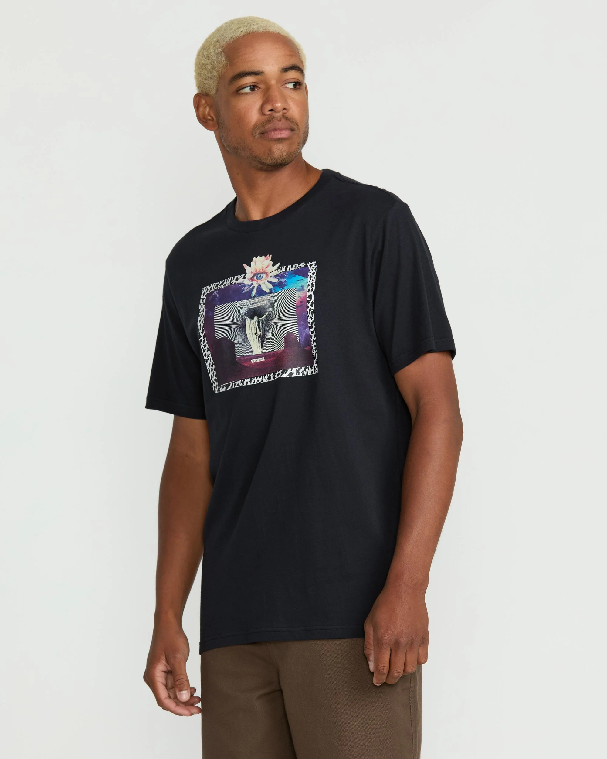 Eyecansee T-Shirt - Antique Black - Image 5