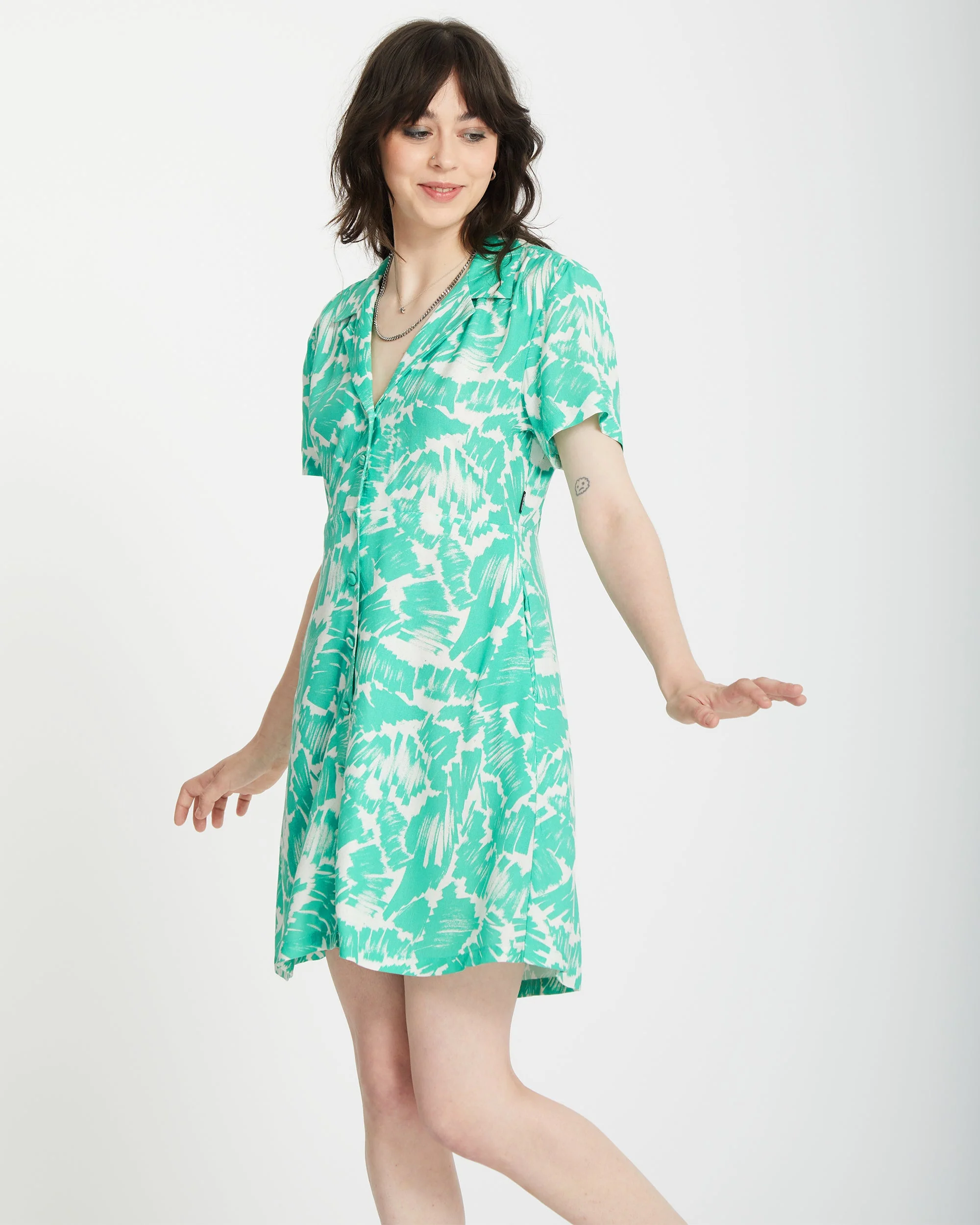 Alix Shirt Kleid - JADE - Image 4