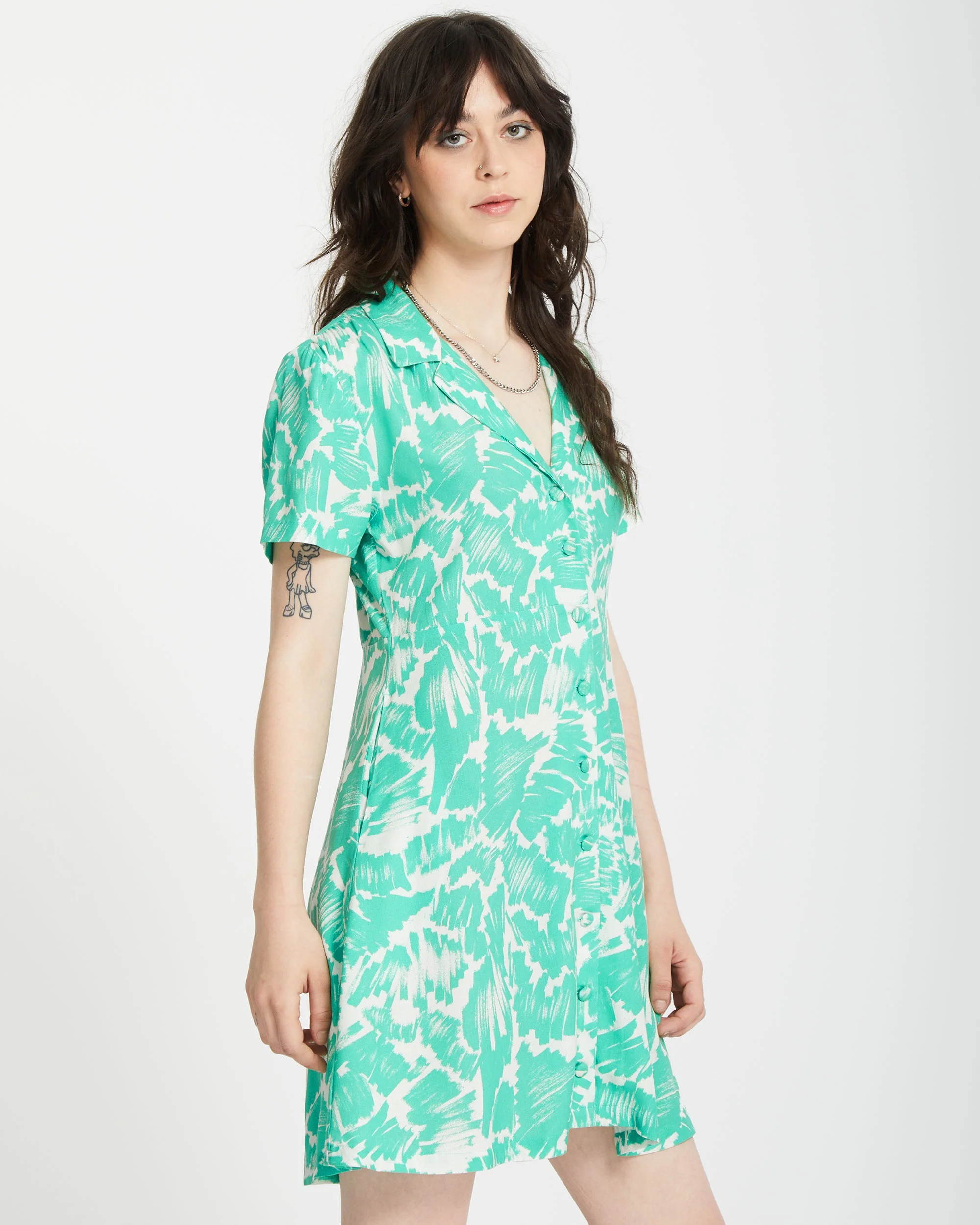 Alix Shirt Kleid - JADE - Image 7