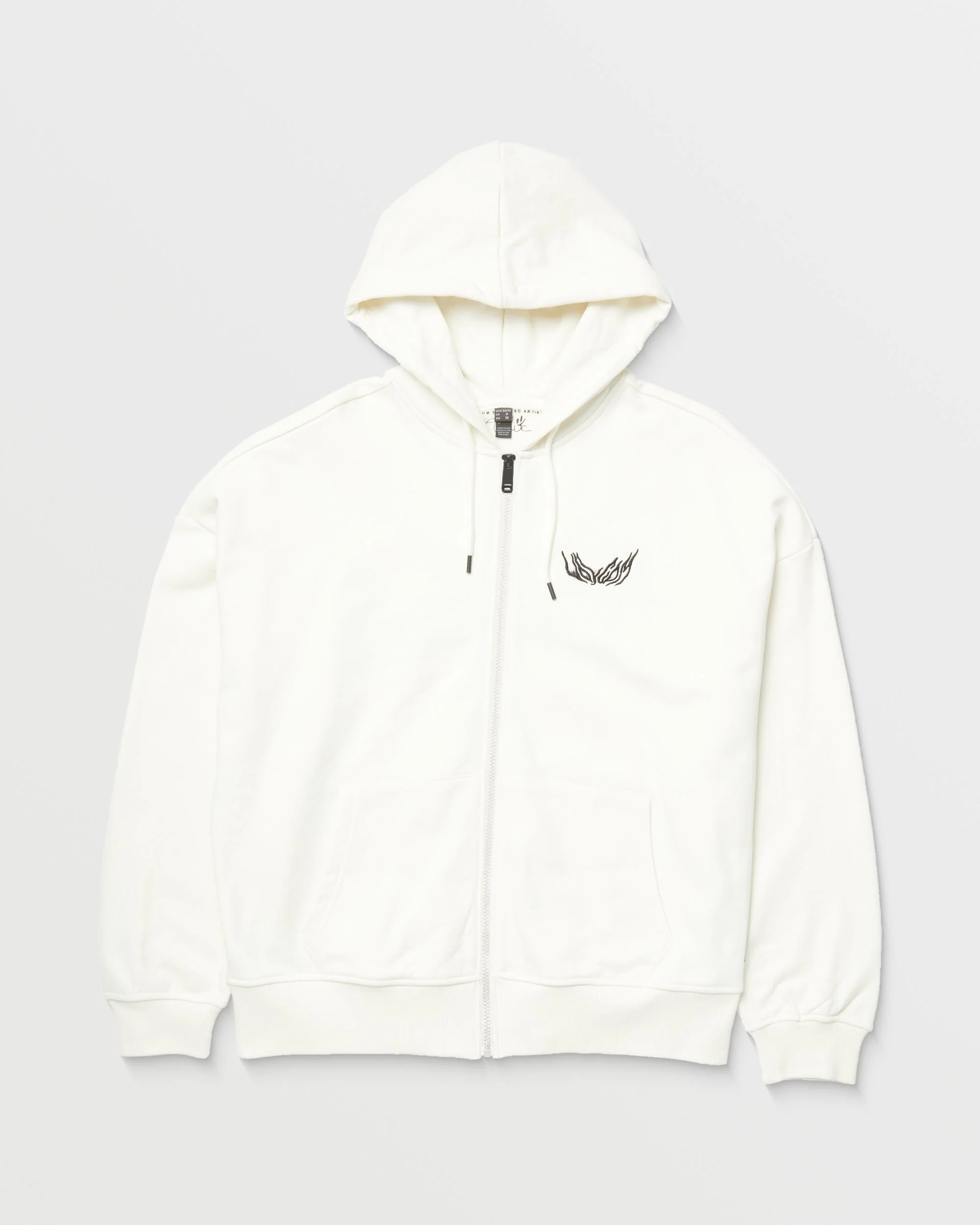 Alix Zip-up Kapuzenpullover - STAR WHITE - Image 8