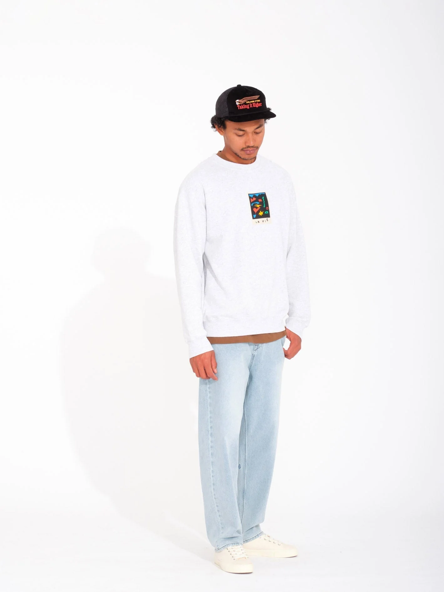 Arthur Longo Sweatshirt - BONE HEATHER - Image 6