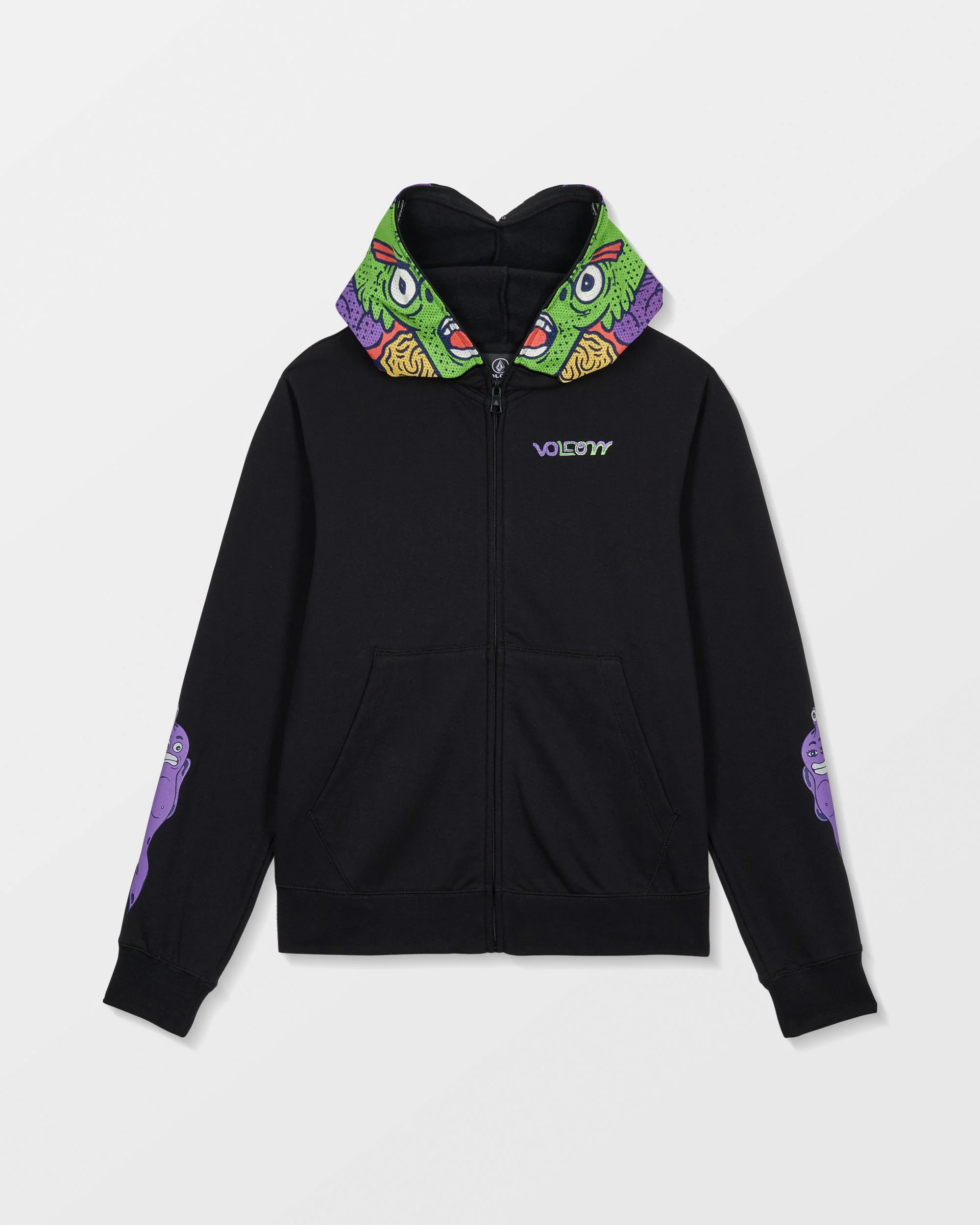 Ben Sanair Full Zip Hoodie - Black - (KINDER) - Image 3