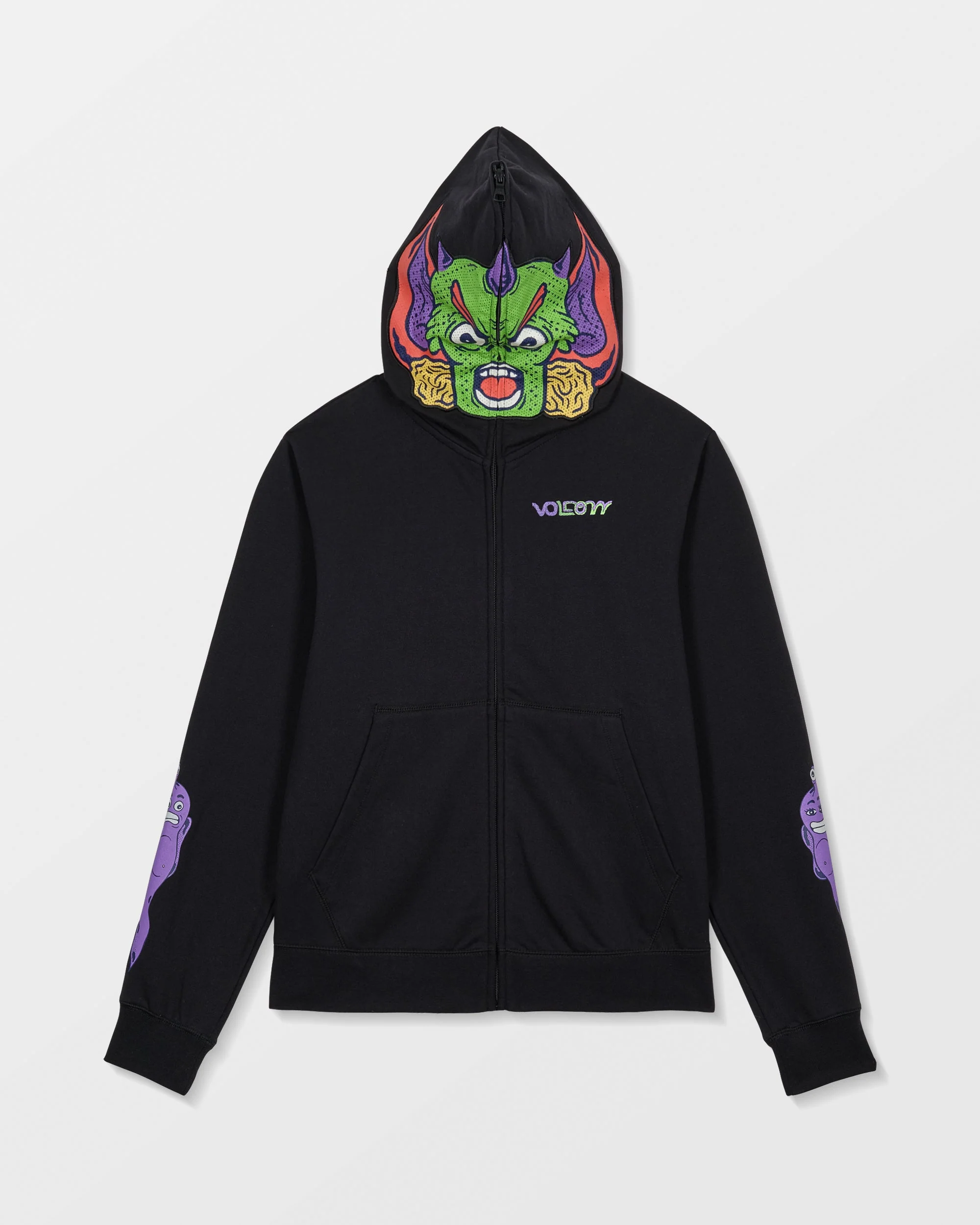 Ben Sanair Full Zip Hoodie - Black - (KINDER) - Image 5