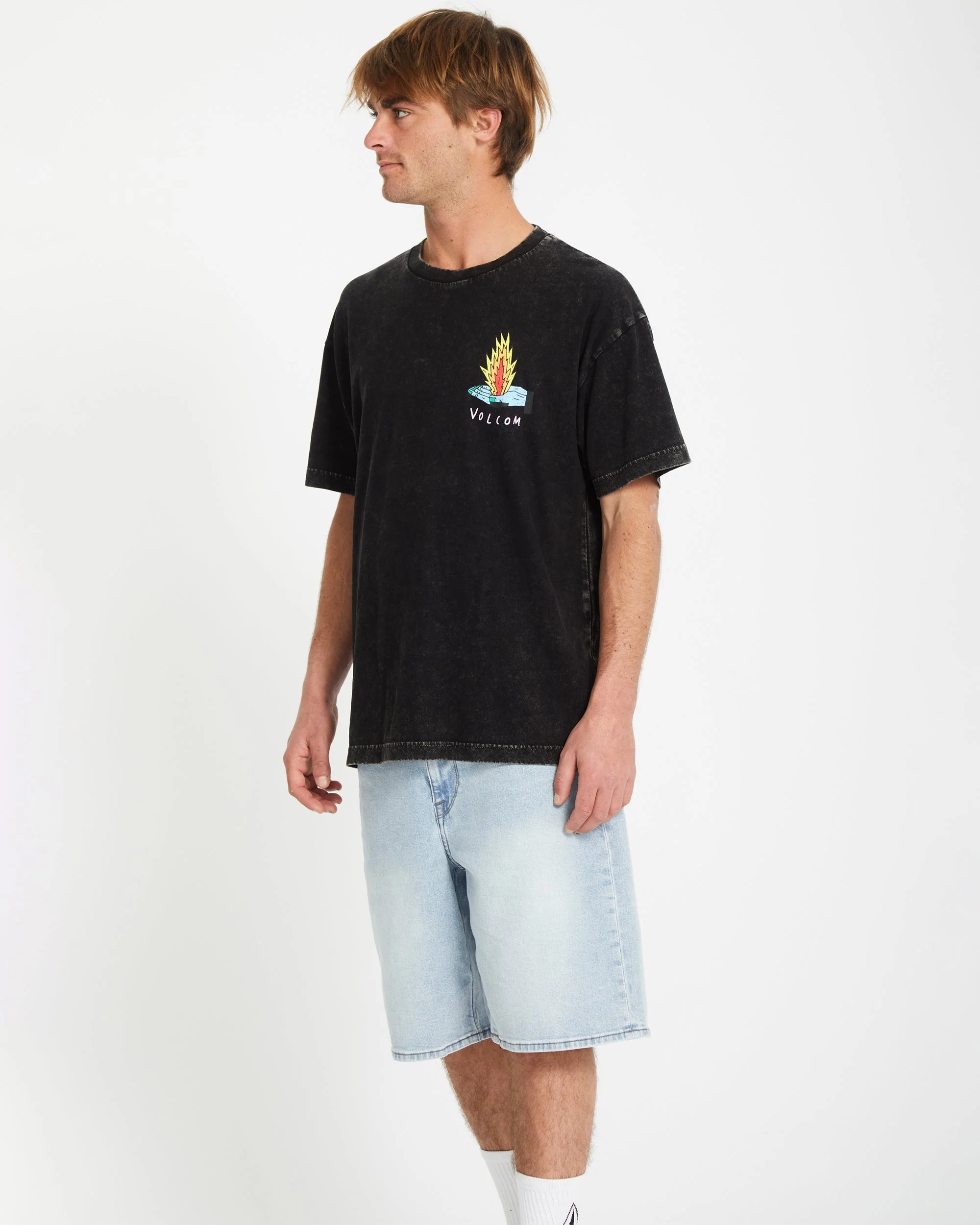 Bob Mollema 1 T-shirt - LIGHT ACID BLACK - Image 4