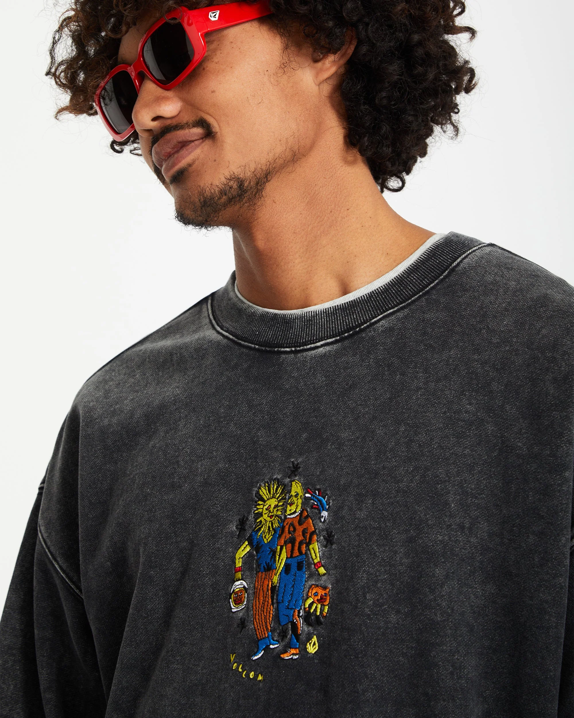 Bob Mollema Pullover - LIGHT ACID BLACK - Image 5