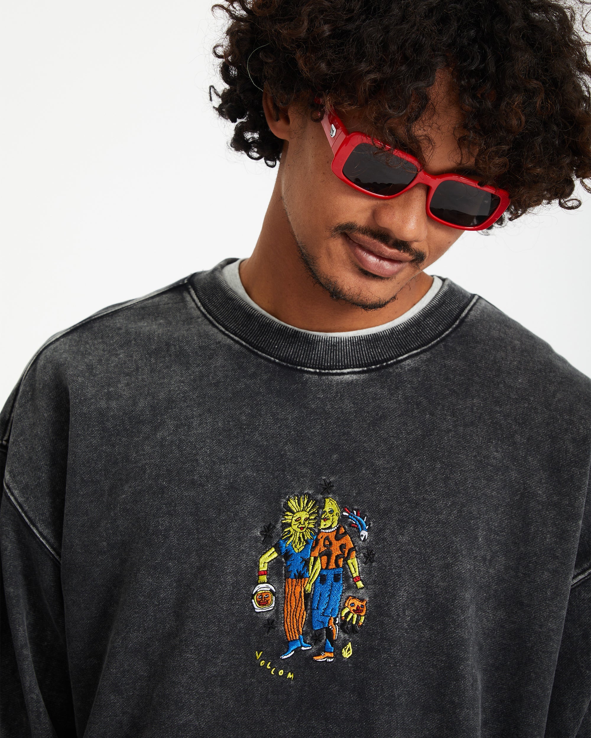 Bob Mollema Pullover - LIGHT ACID BLACK - Image 6