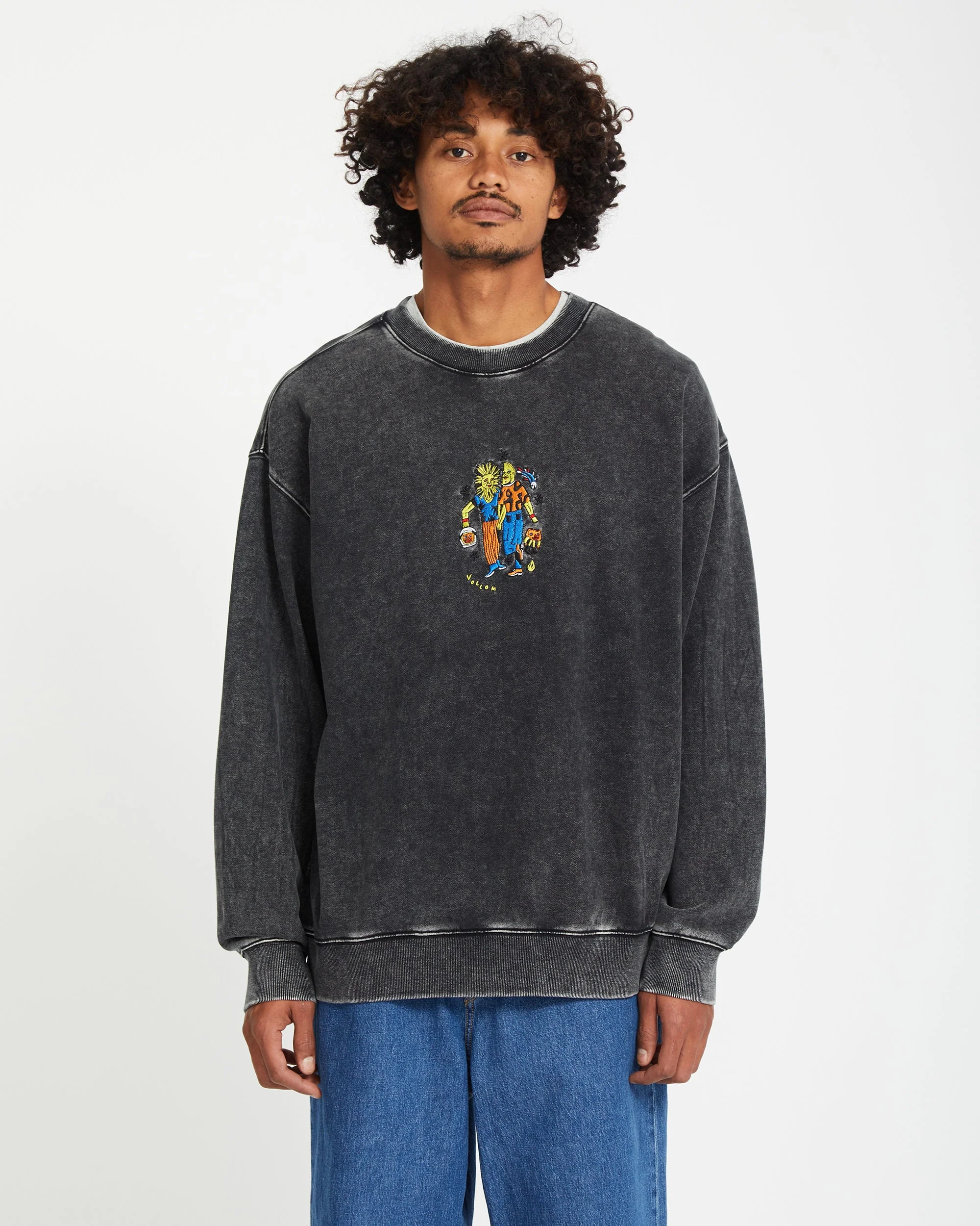 Bob Mollema Pullover - LIGHT ACID BLACK - Image 9
