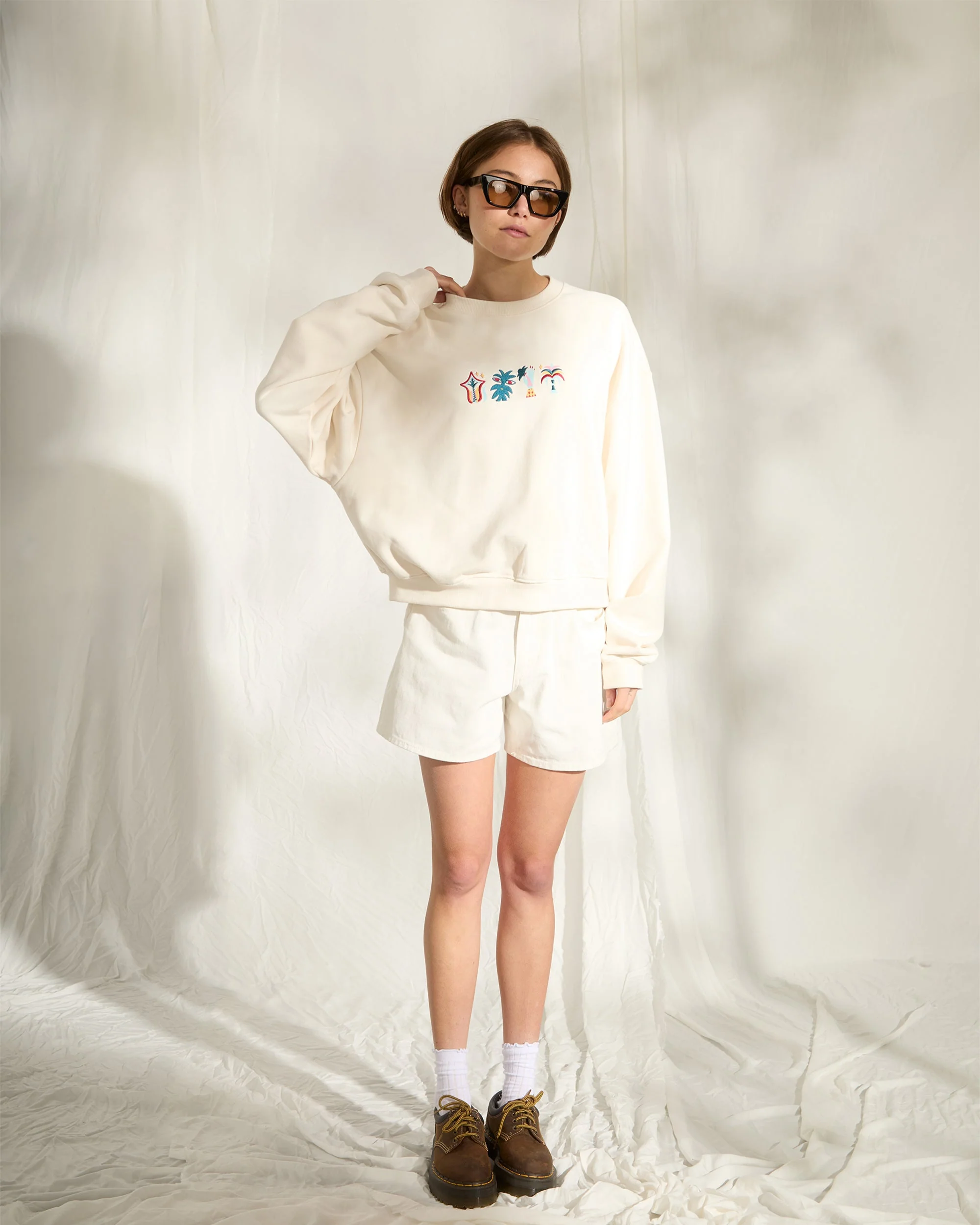 Bruno Lucas Sweatshirt - Off White - Image 4