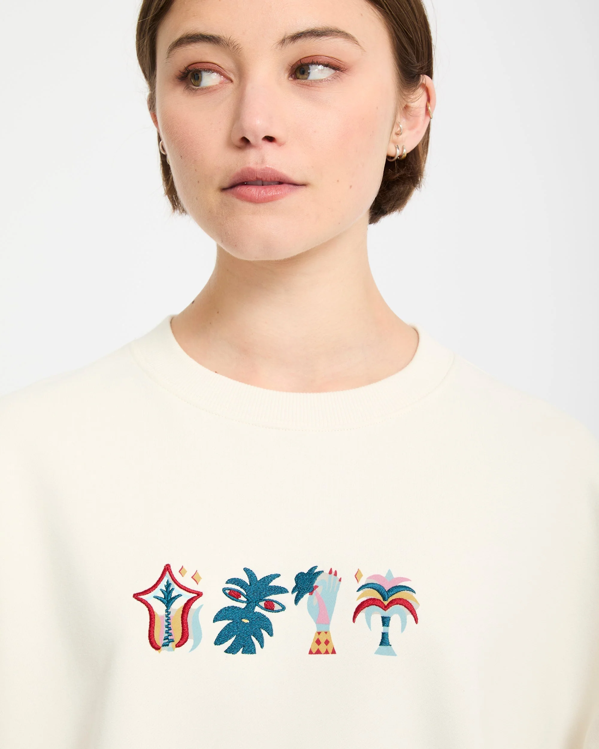 Bruno Lucas Sweatshirt - Off White - Image 7