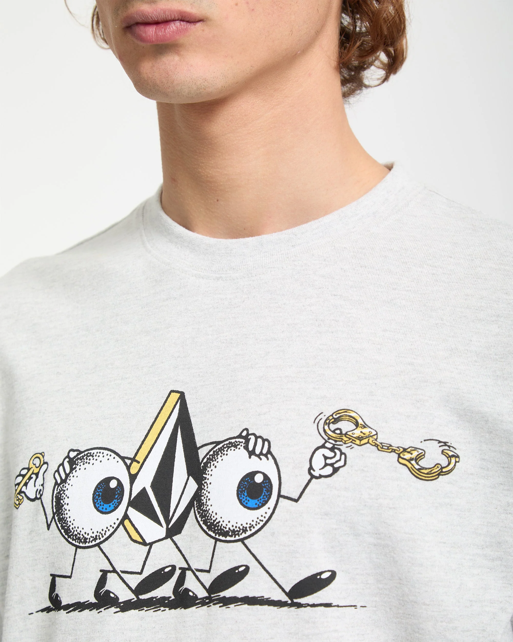 Daniel Shepard Budz T-Shirt - Bone Heather - Image 3