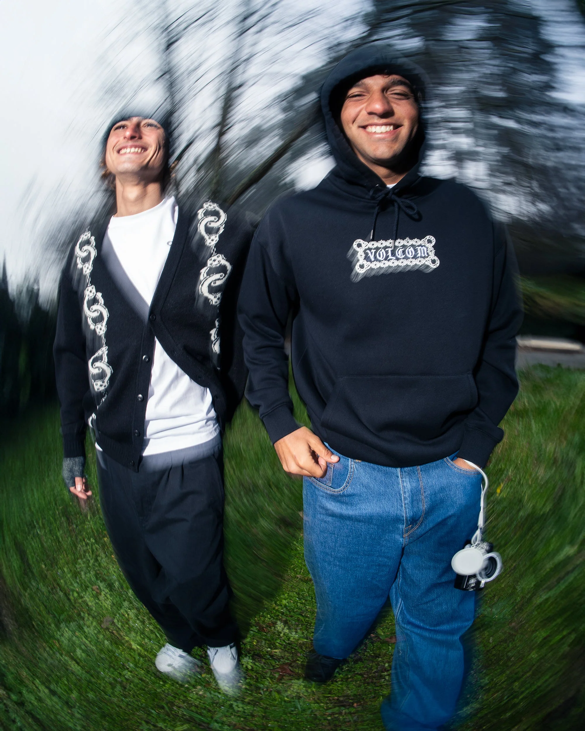 Daniel Shepard Fleece Kapuzenpullover - Black - Image 4
