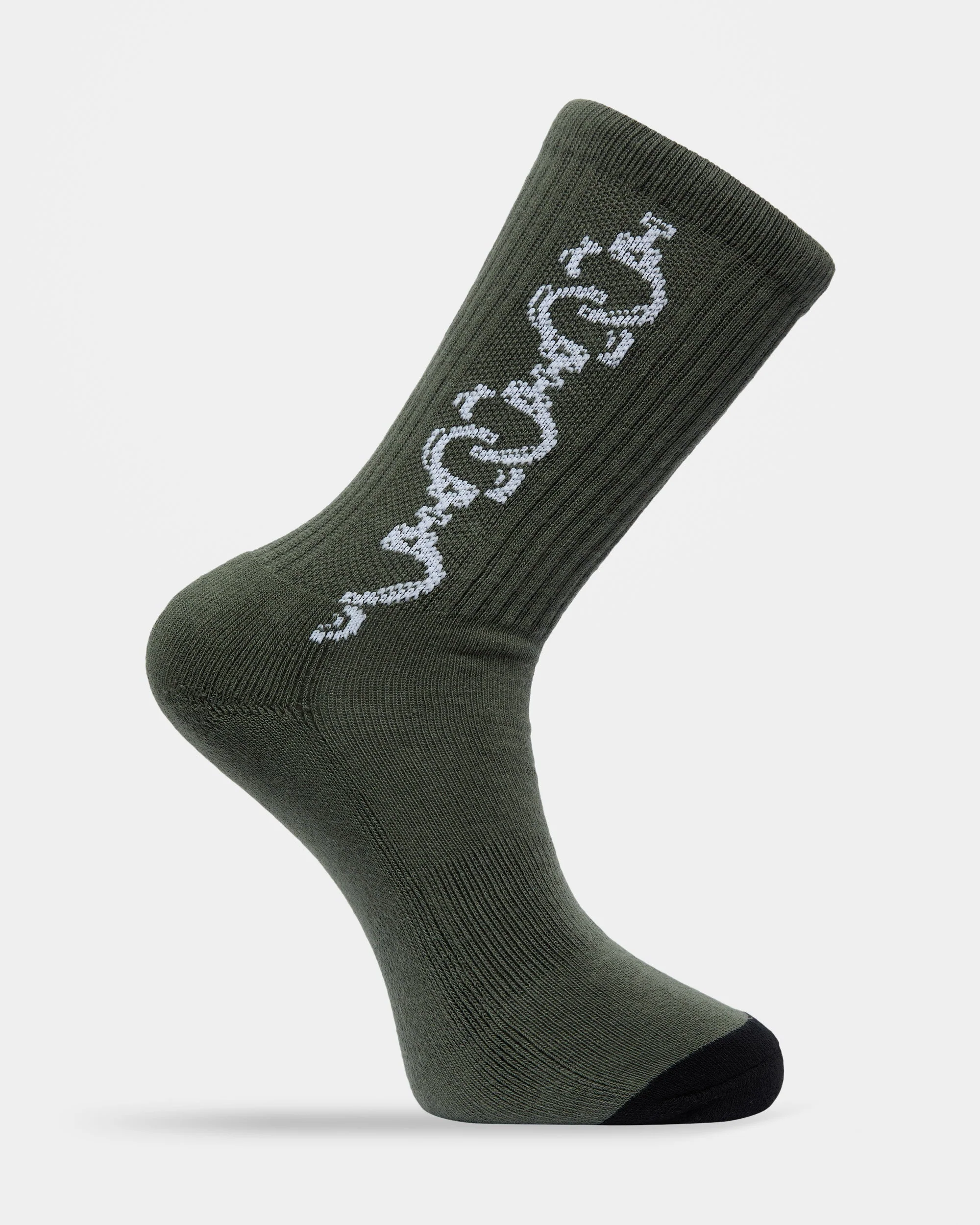 Daniel Shepard Socken - Dark Olive - Image 4