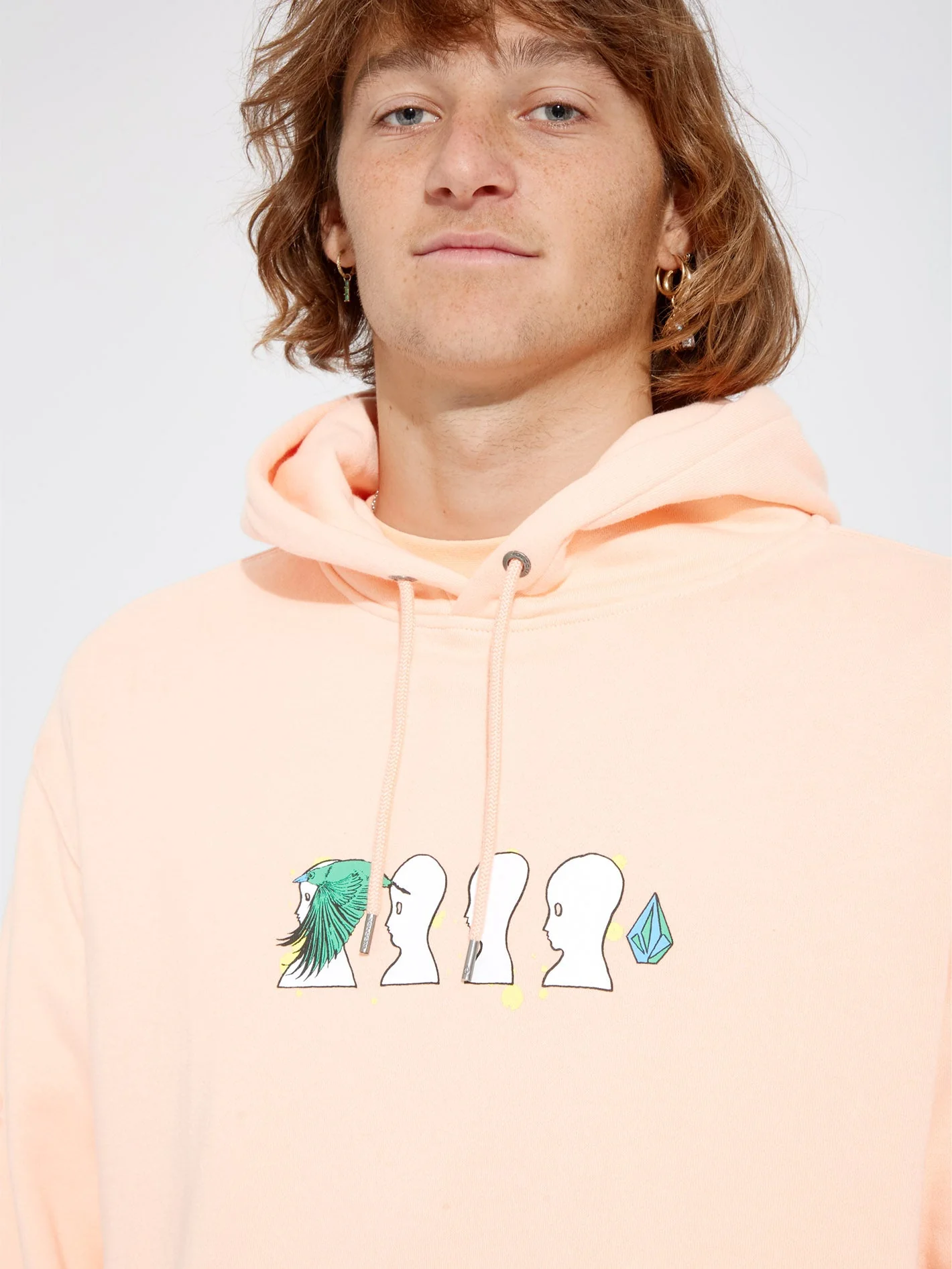 Ed Merlin Murray Kapuzenpullover - PEACH BUD - Image 2