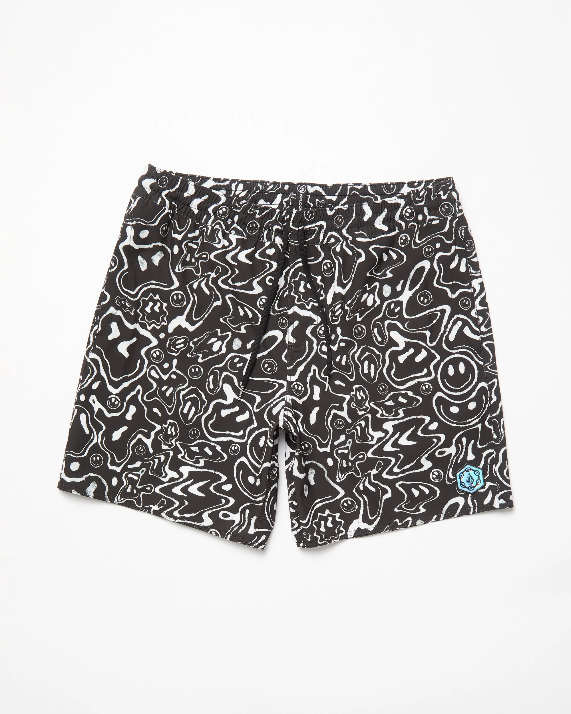 Filip Rygalski Smile Trunk 17" Boardshorts - BLACK - Image 7