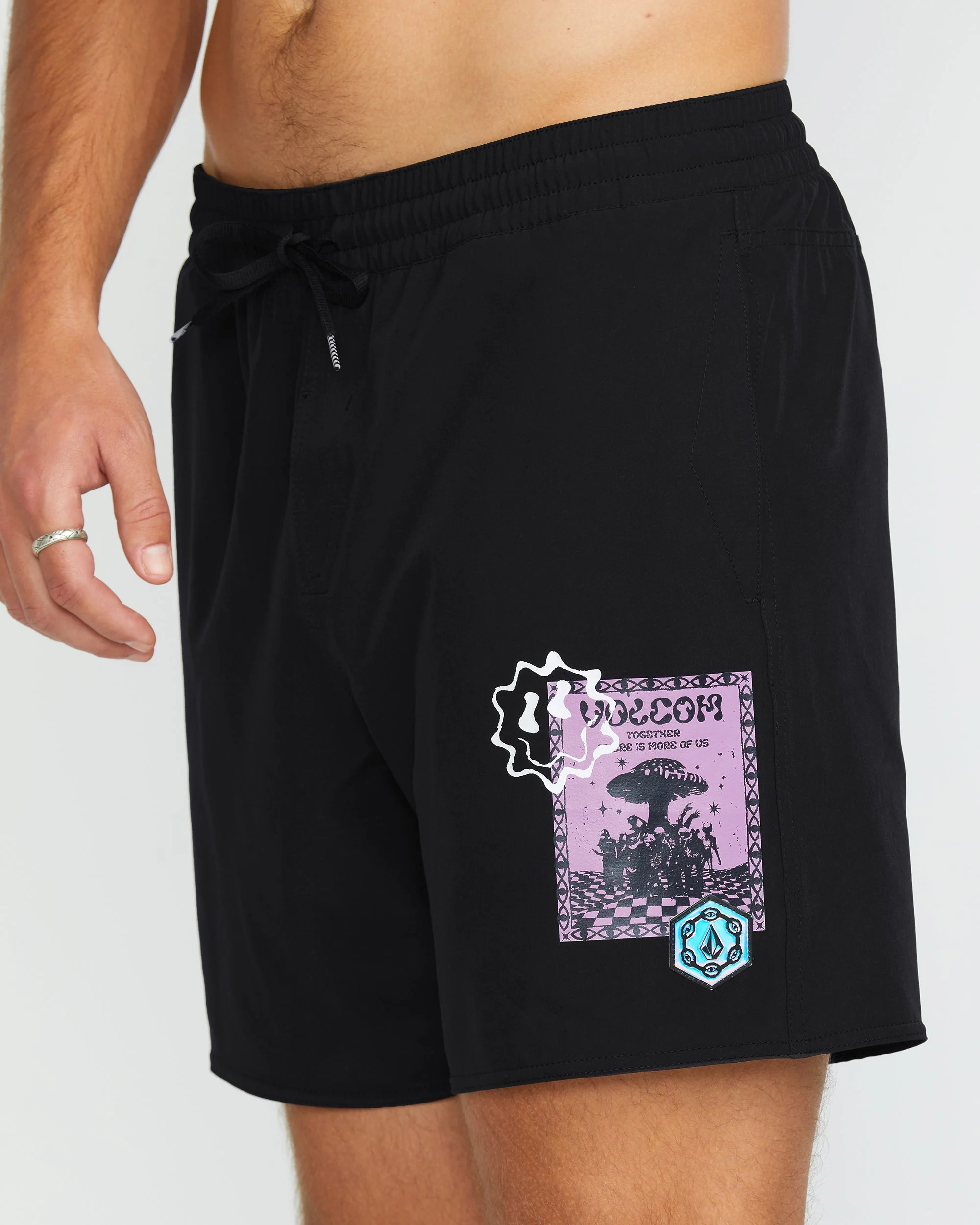 Filip Rygalski Trunk 17" Boardshorts - BLACK - Image 3