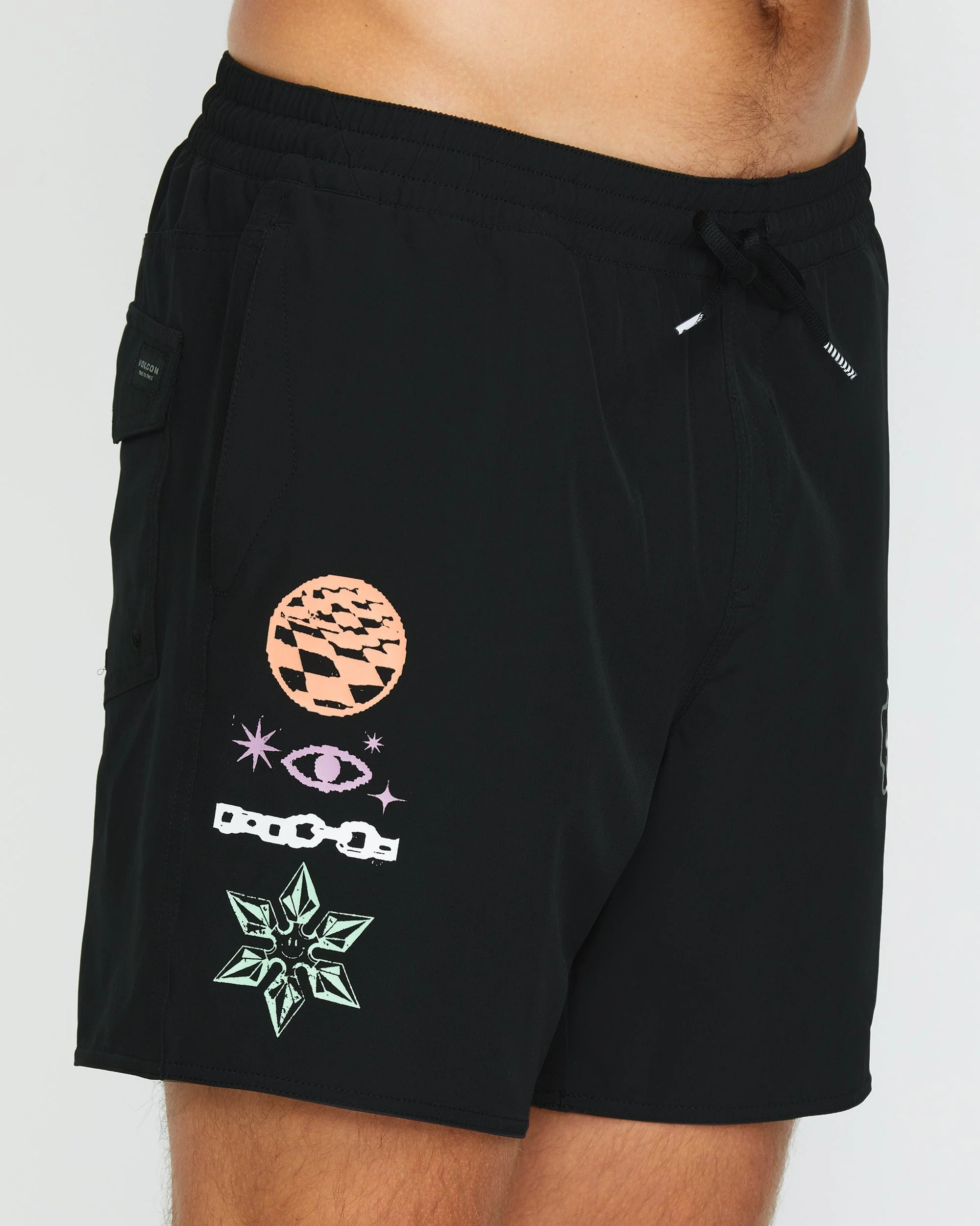 Filip Rygalski Trunk 17" Boardshorts - BLACK - Image 4