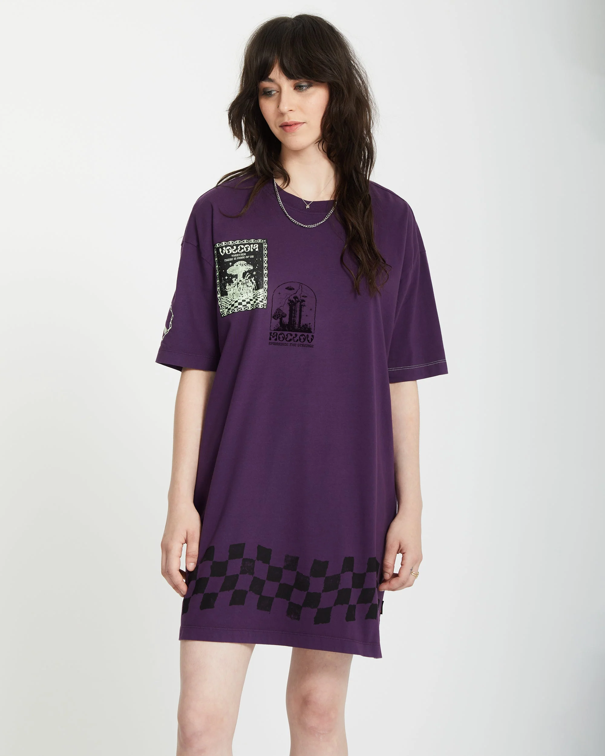 Filip Rygalski Tee Kleid - GRAPE ROYALE