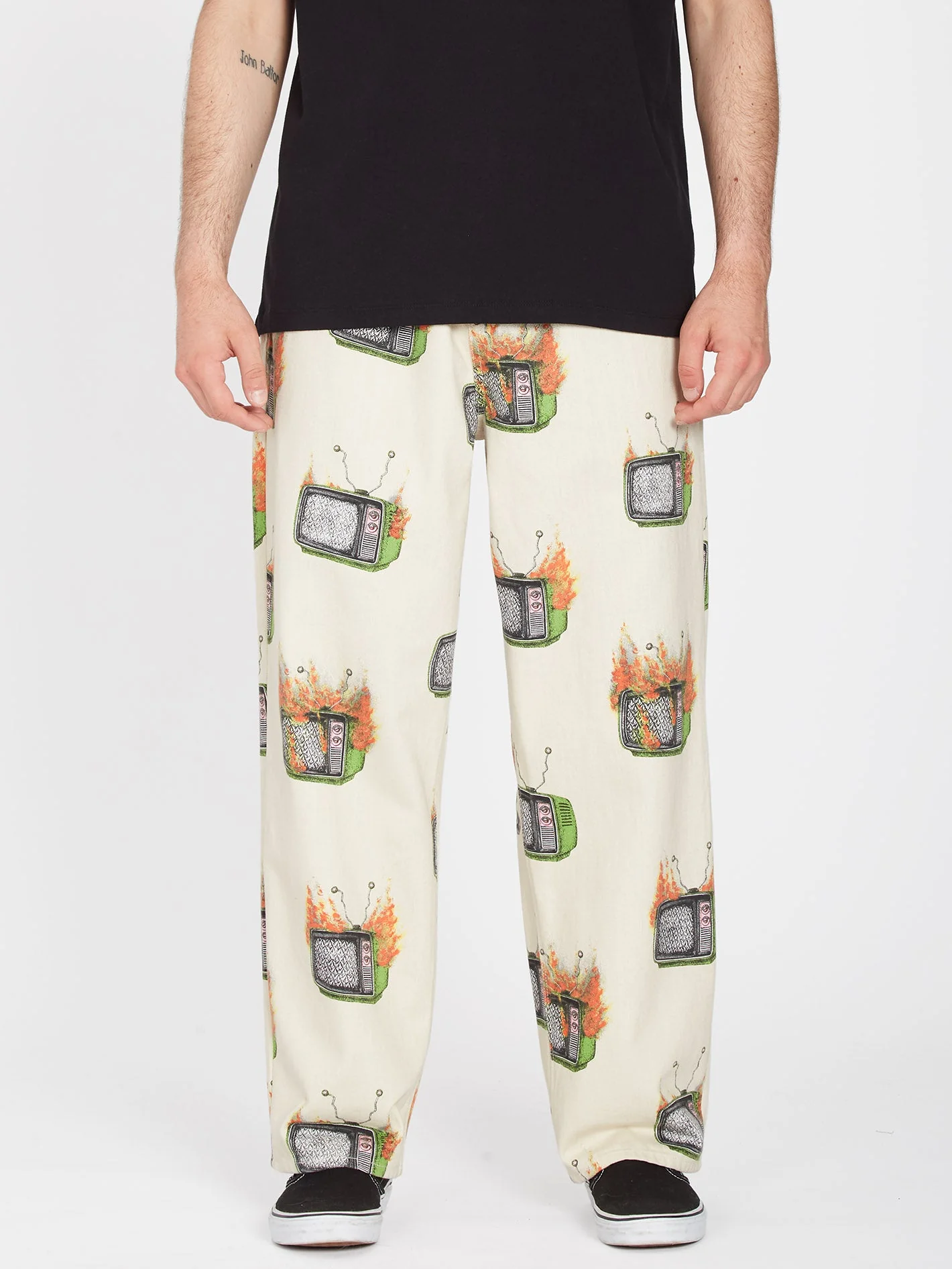 Justin Hager elastischer Bund Hose - WHITECAP GREY - Image 15