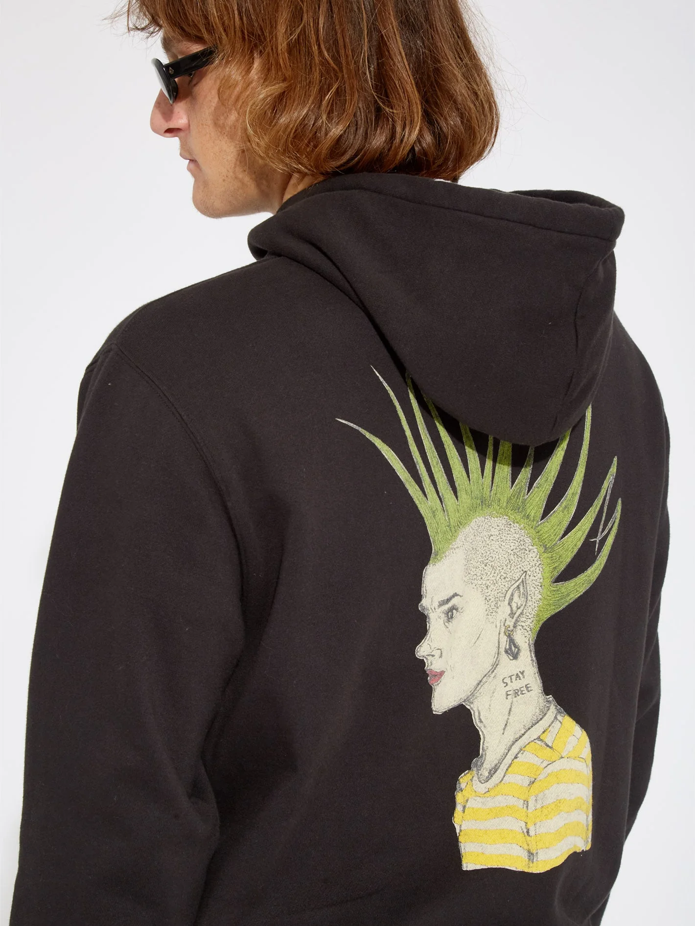Justin Hager Kapuzenpullover - BLACK - Image 12