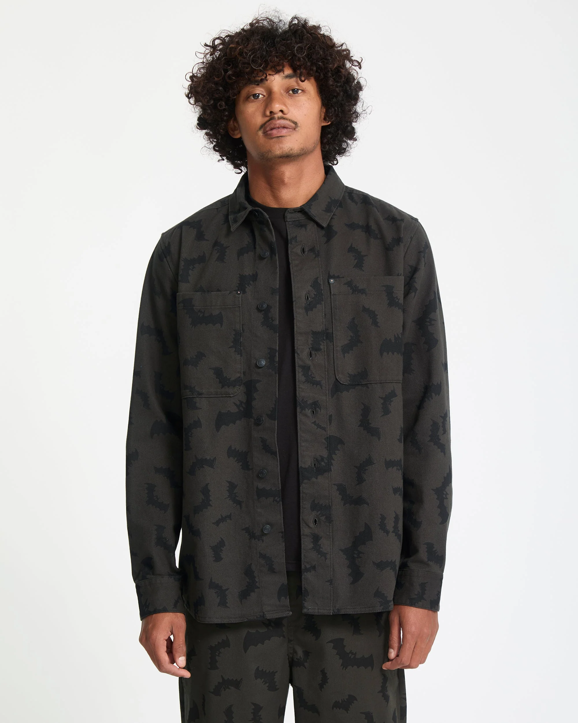 J.J. Villard Hemd - Rinsed Black - Image 2