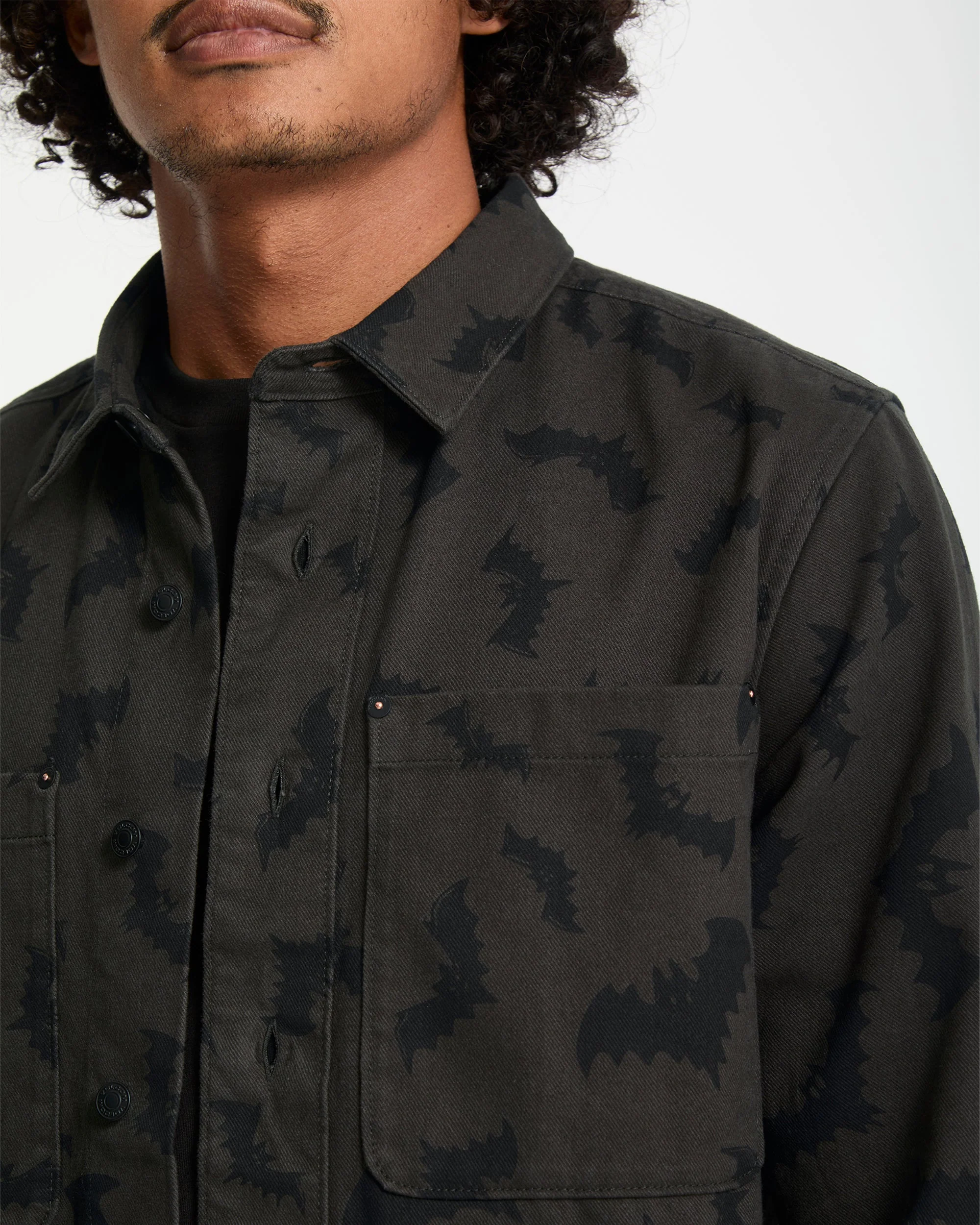 J.J. Villard Hemd - Rinsed Black - Image 6