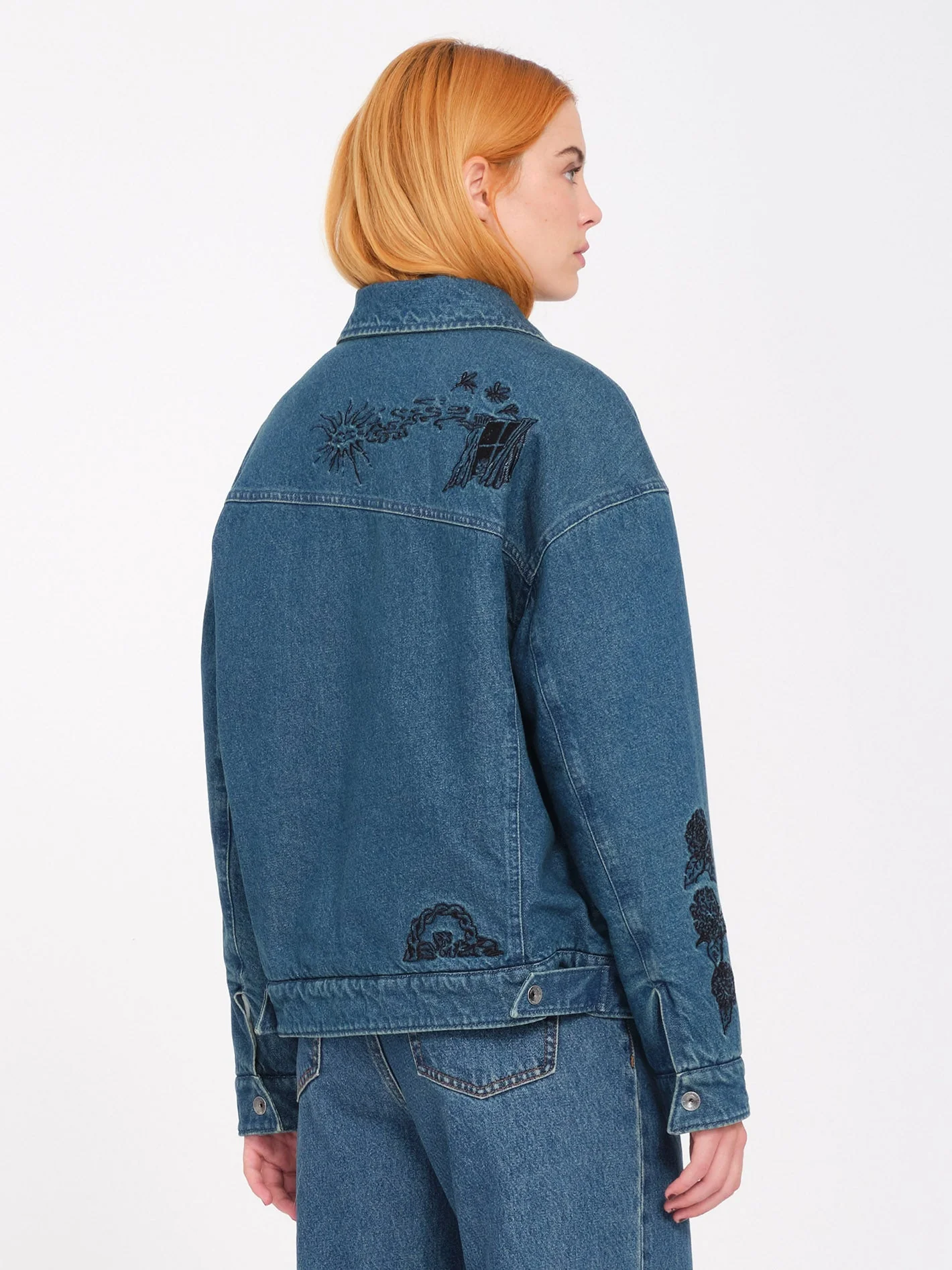 Keutchi Denim Jacke - Vintage Marbled Indigo - Image 2