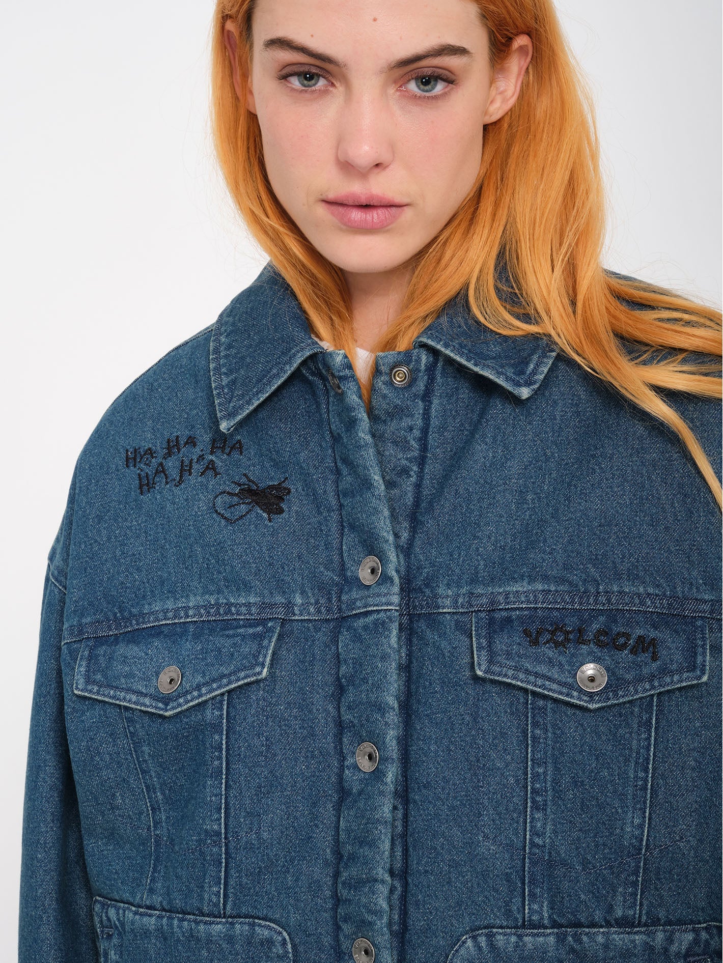 Keutchi Denim Jacke - Vintage Marbled Indigo - Image 5