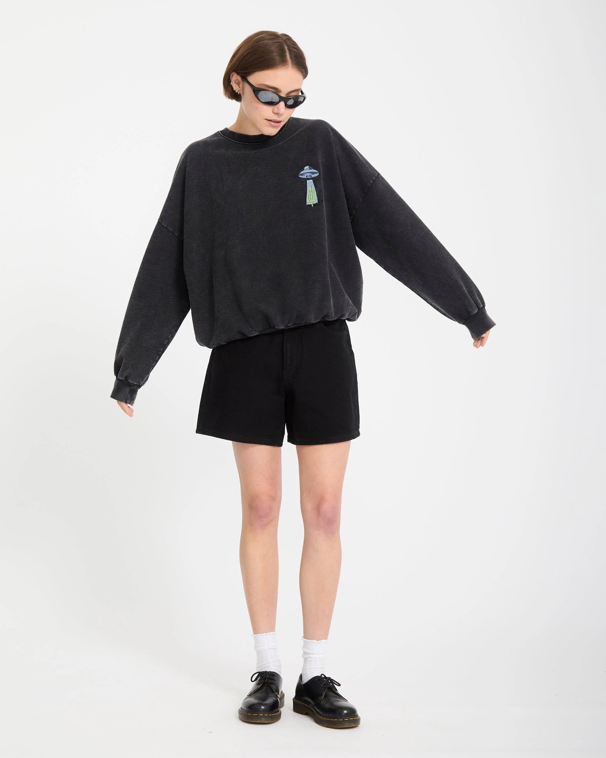 Mickey Mason Sweatshirt - Vintage Black - Image 8