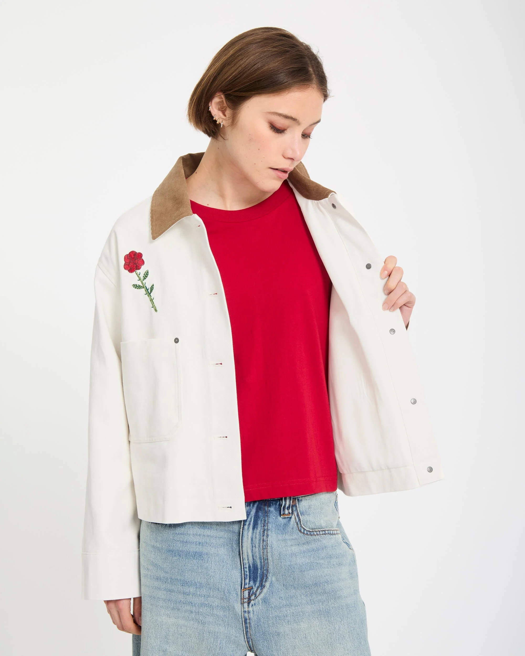 Mickey Mason Jacke - Off White - Image 8