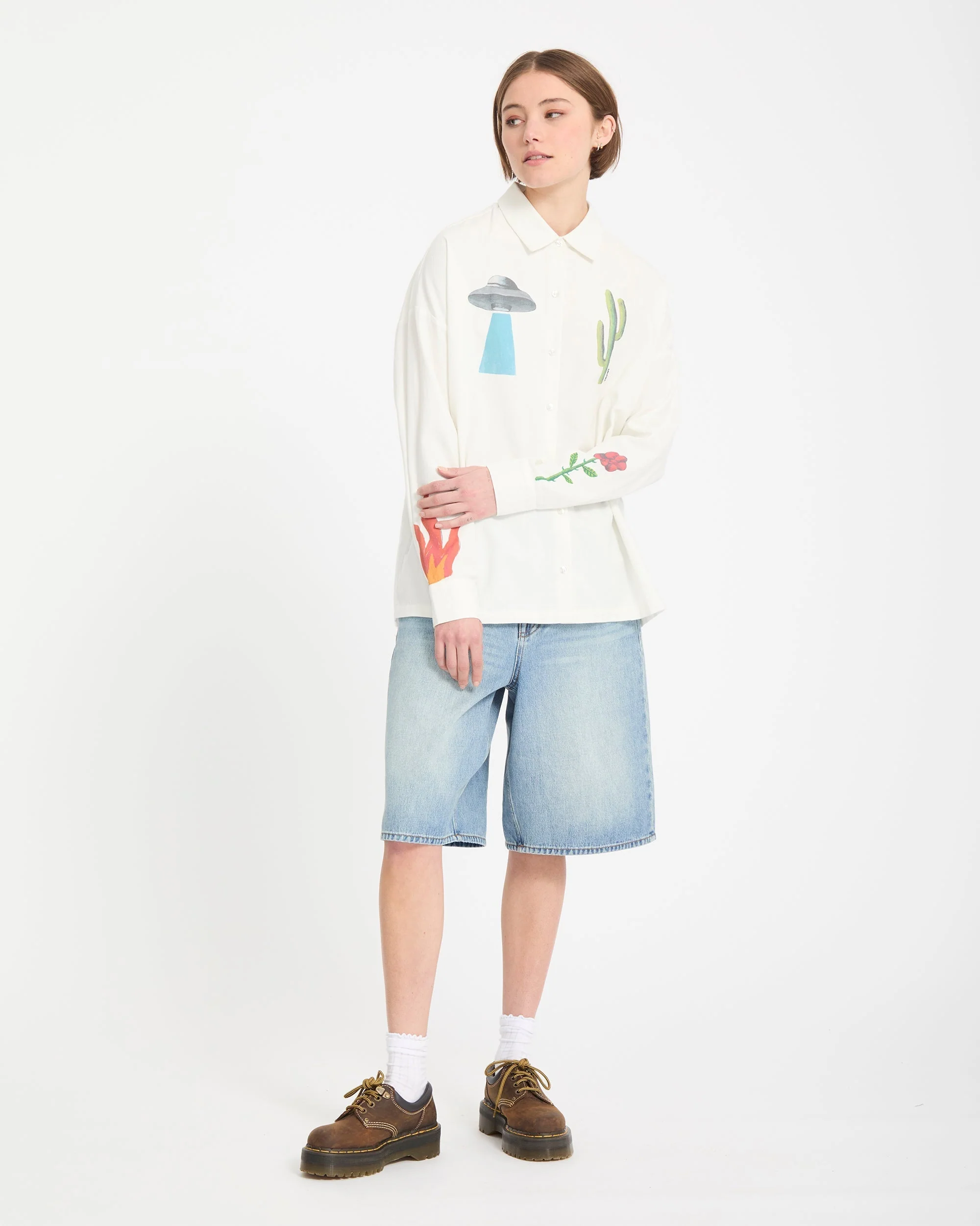 Mickey Mason Hemd - Off White - Image 10
