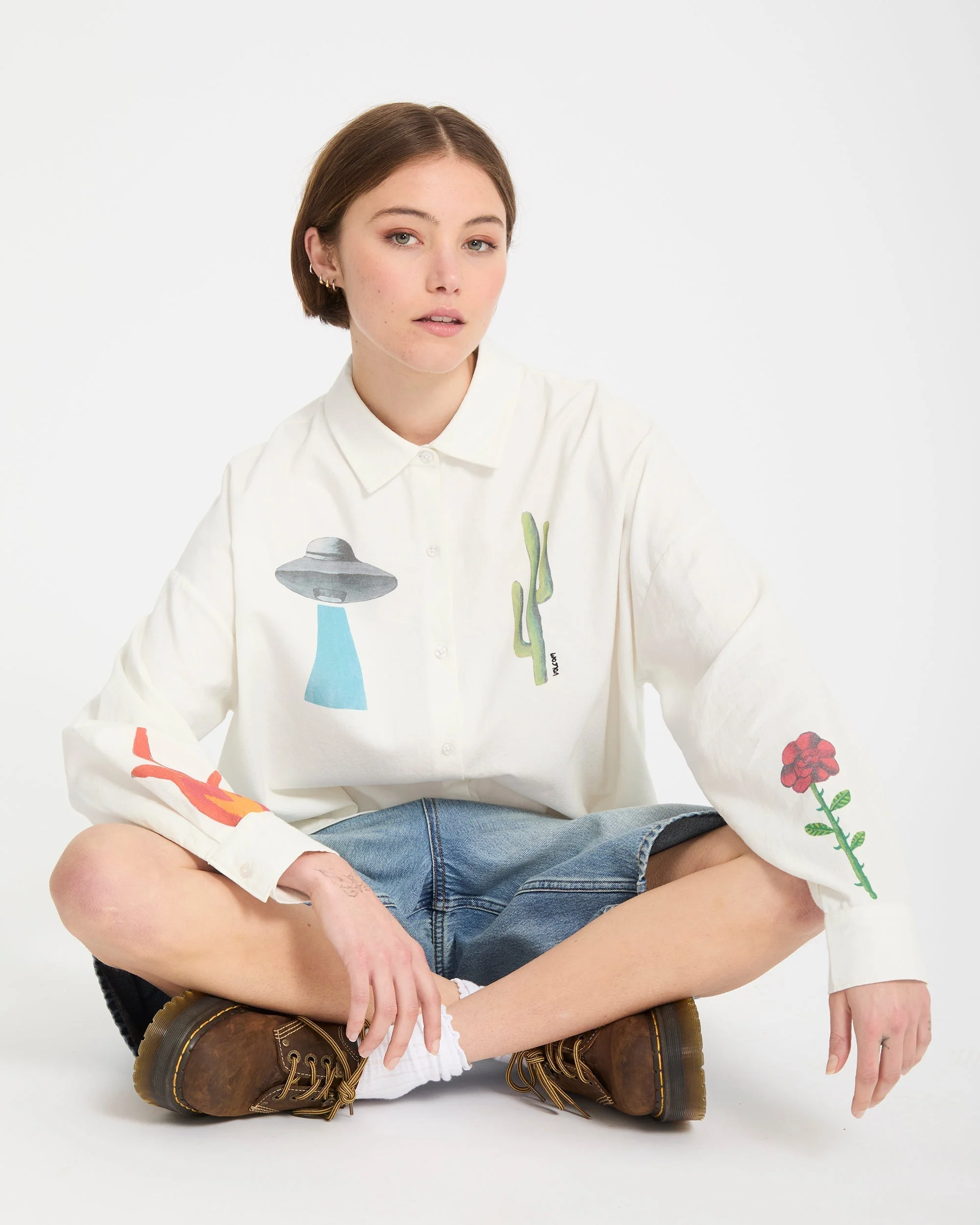Mickey Mason Hemd - Off White - Image 11
