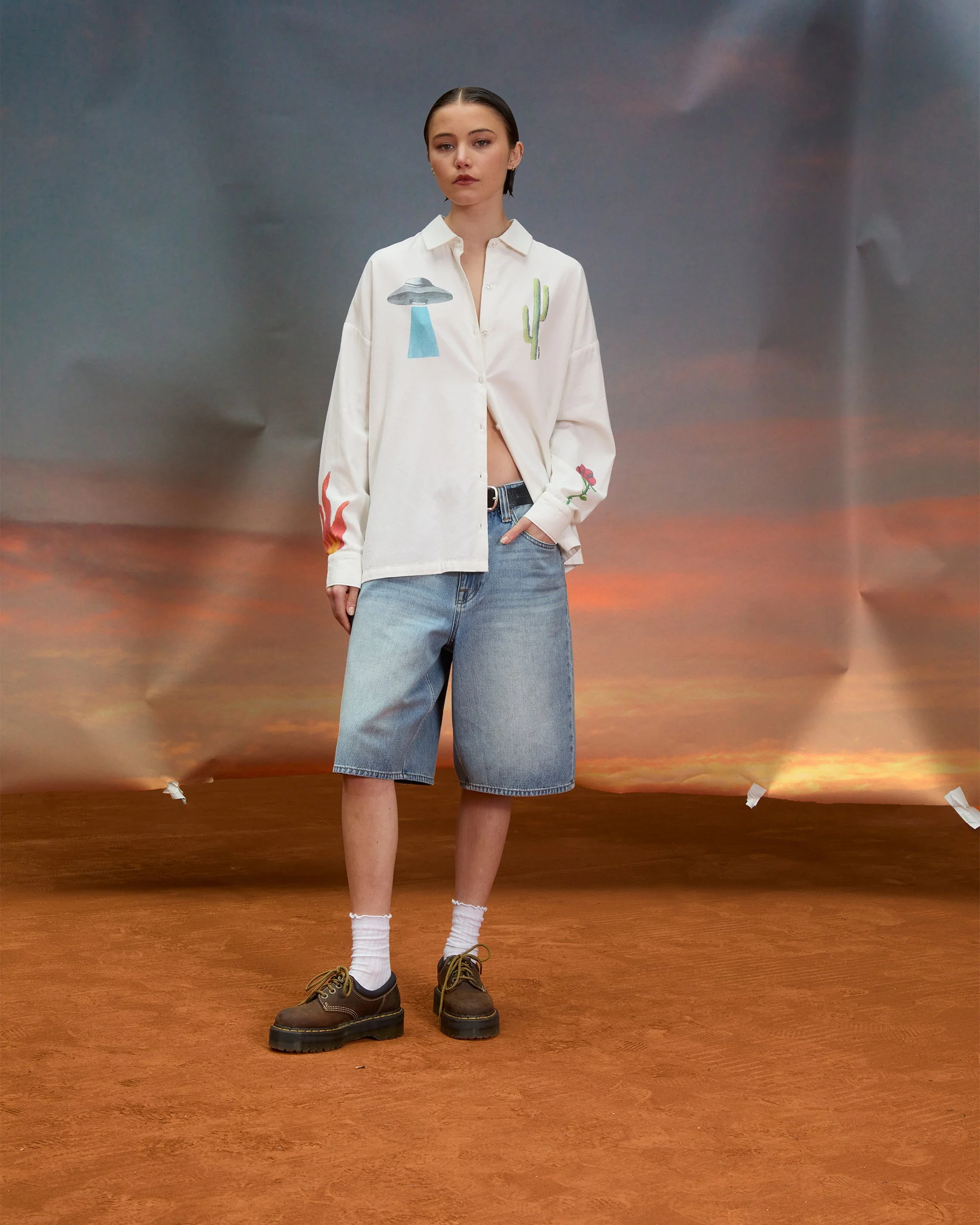 Mickey Mason Hemd - Off White - Image 5