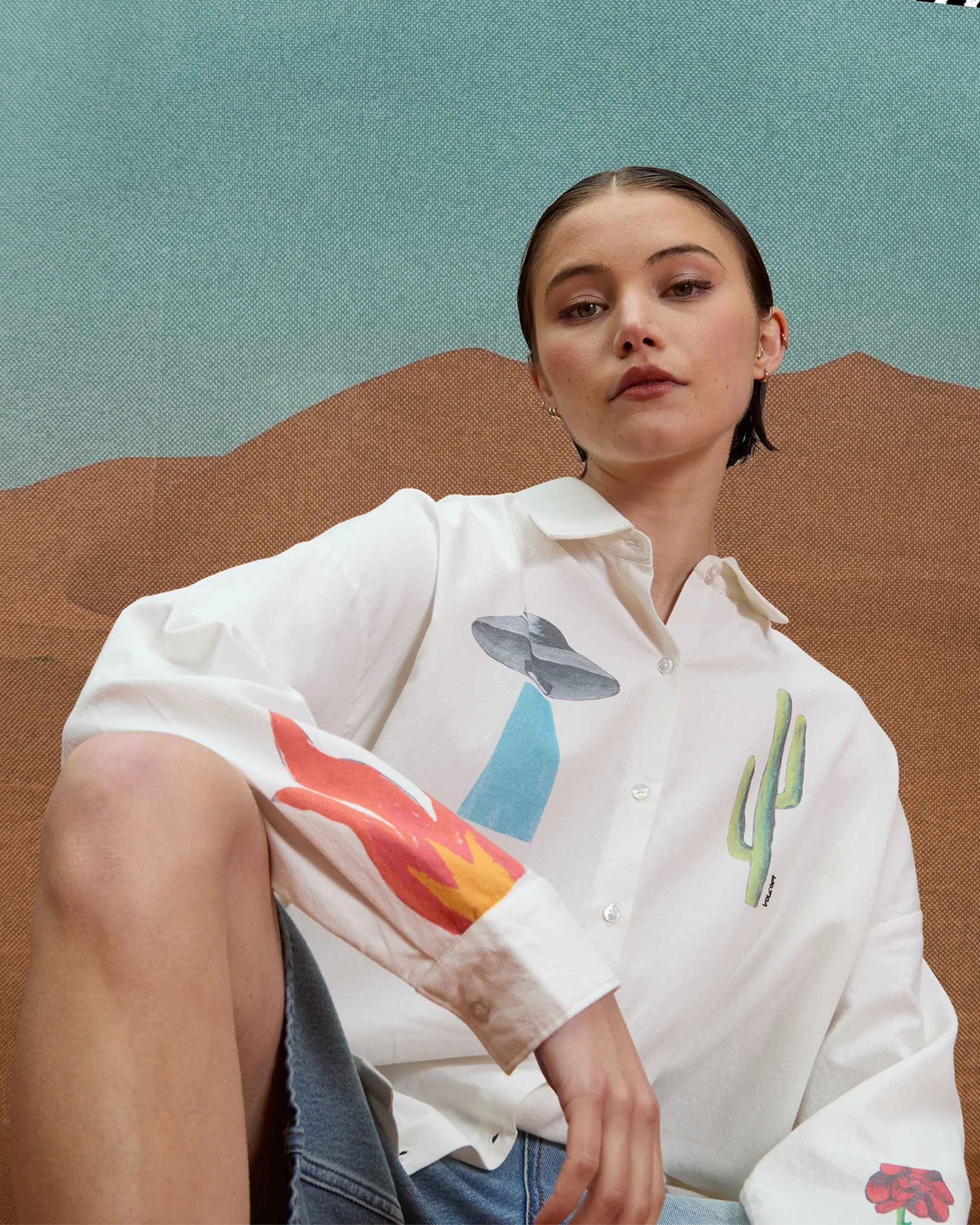 Mickey Mason Hemd - Off White - Image 6