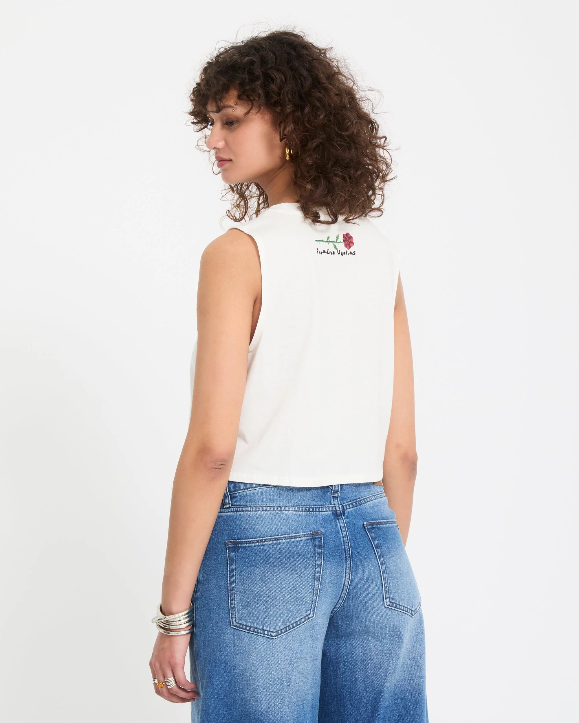 Mickey Mason Tanktop - Off White - Image 3