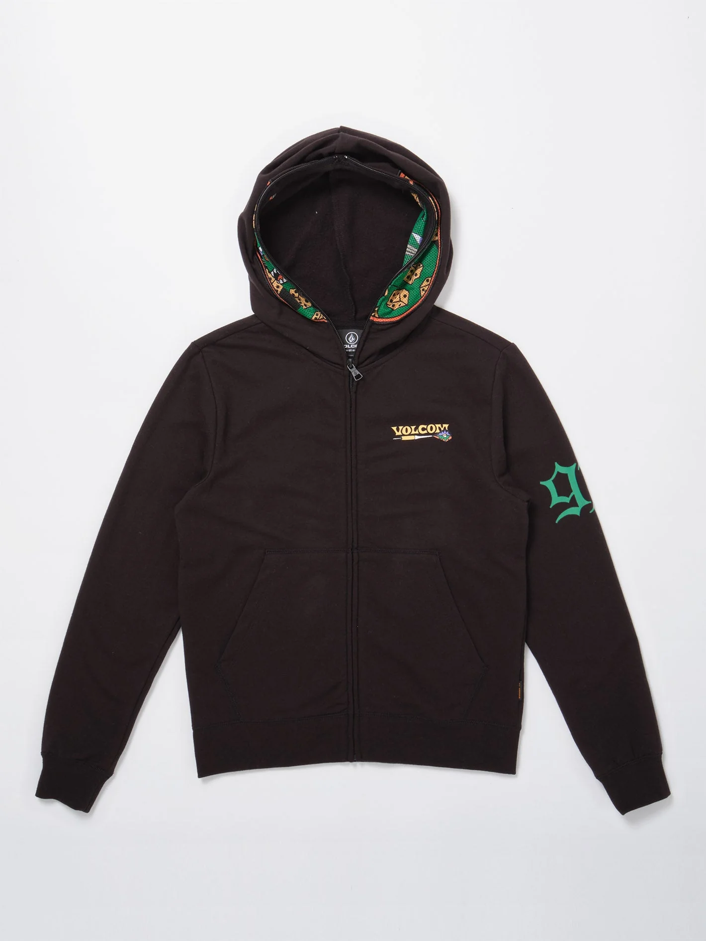 Nando Von Arb Full Zip Sweatshirt - BLACK - (KINDER) - Image 6